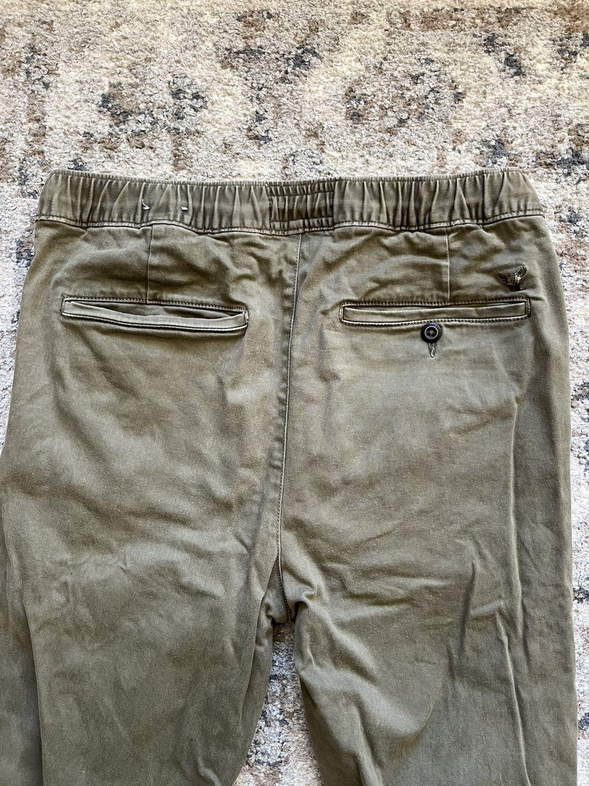 American Eagle Outfitters American Eagle Green Khaki Joggers Youth Small Size US 28 / EU 44 - 5 Thumbnail