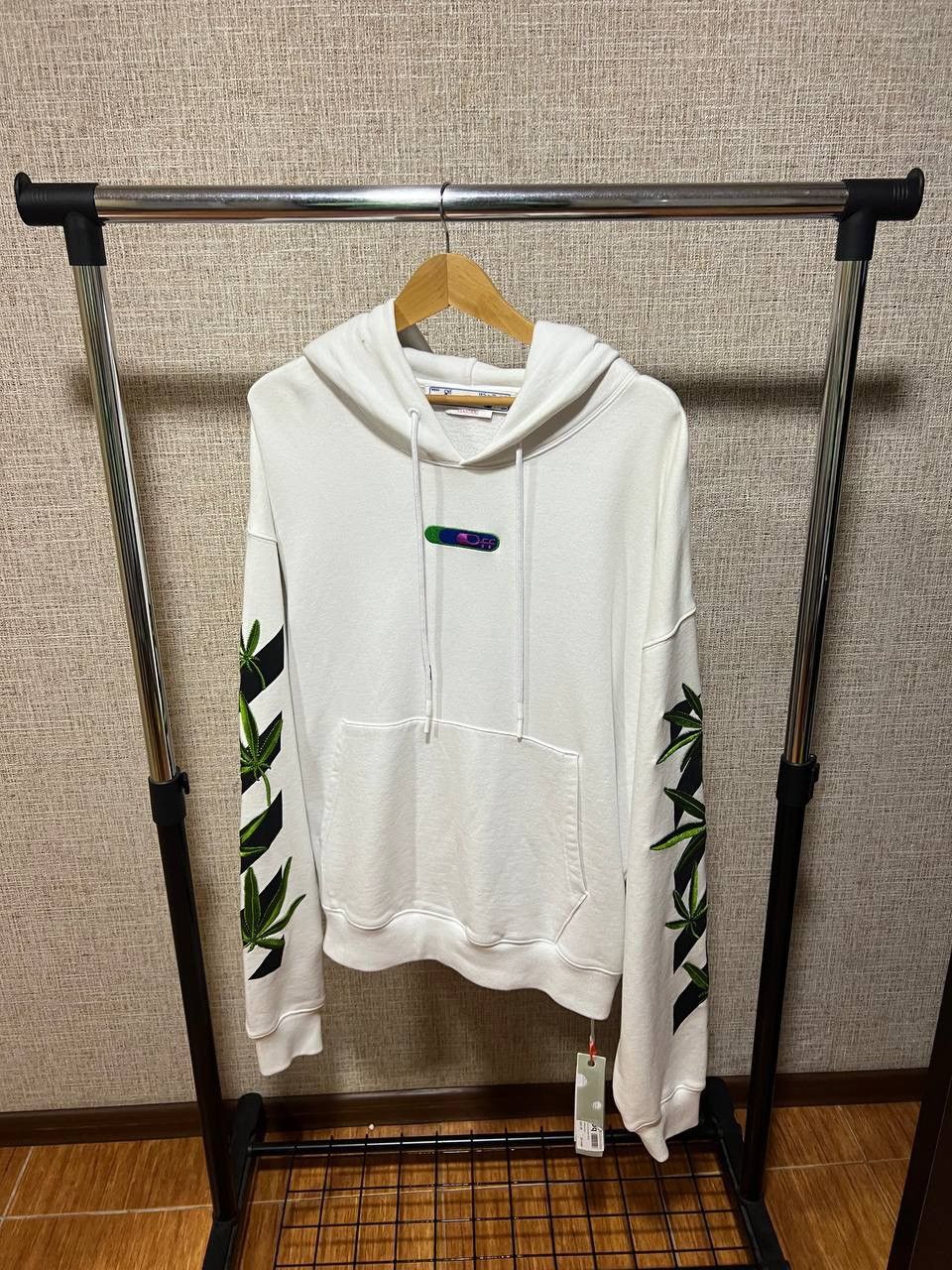 Off-White OFF WHITE HIGH WEED WHITE HOODIE Size US XXL / EU 58 / 5 - 2 Thumbnail