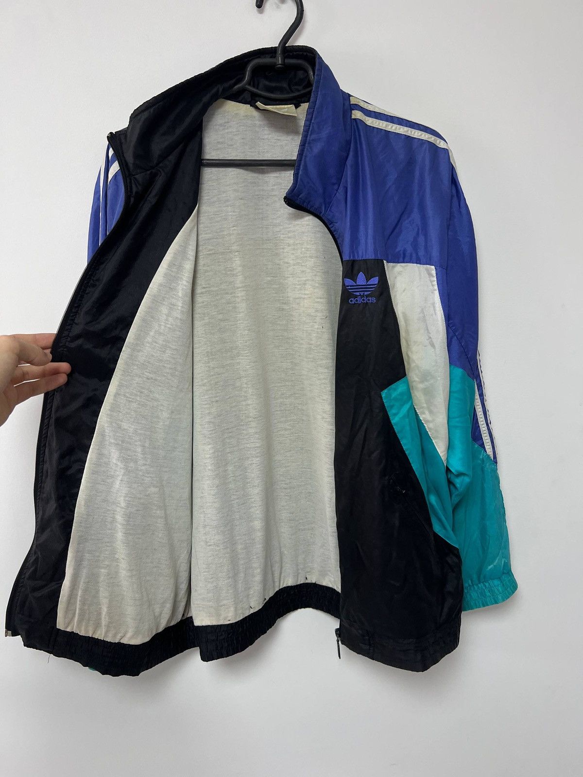 Adidas Vintage 80s Adidas Template Football Jacket Track Top M Size US M / EU 48-50 / 2 - 16 Thumbnail