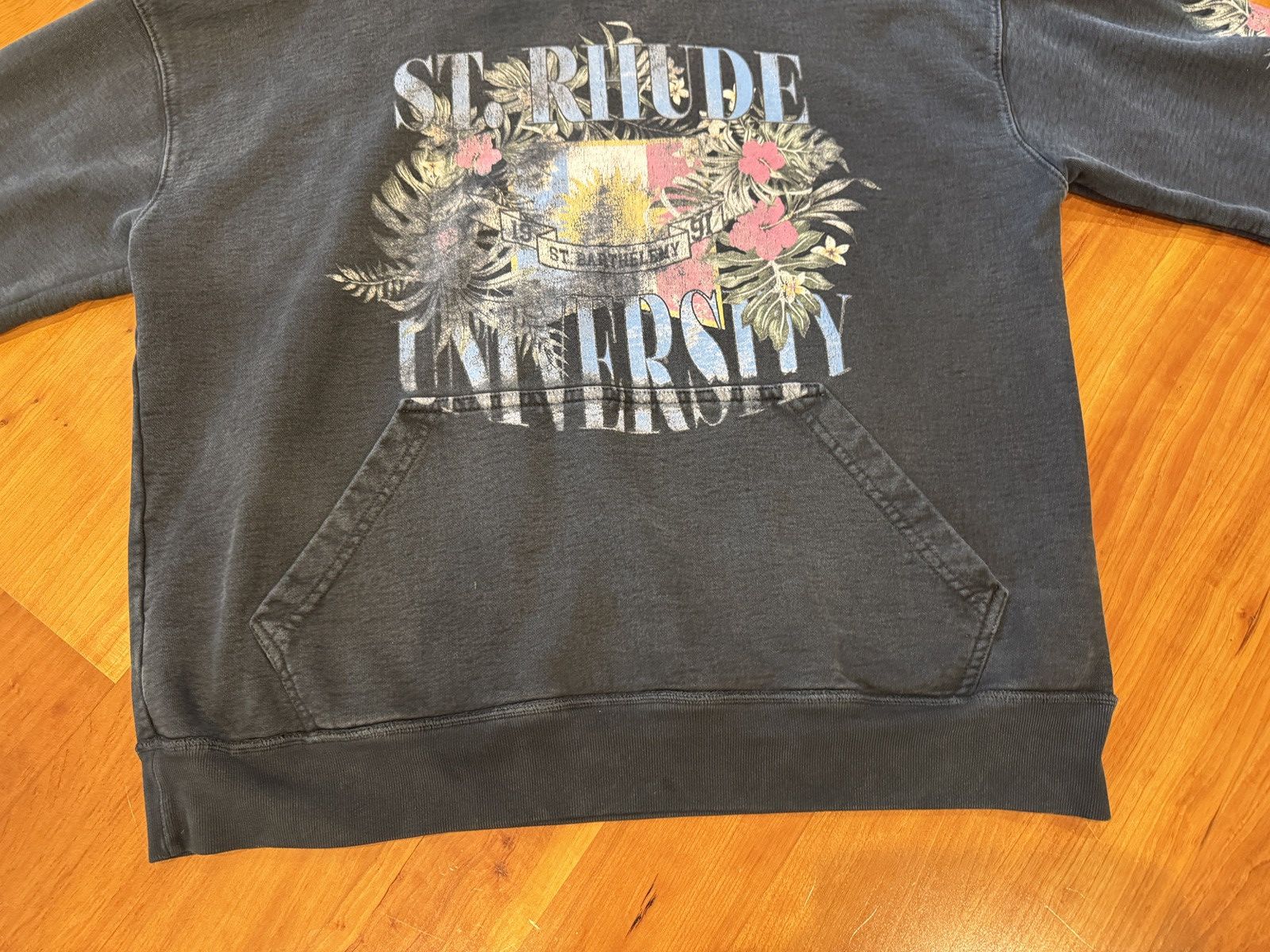 Rhude Rhude Medium Hooded Sweatshirt Black Size US L / EU 52-54 / 3 - 6 Thumbnail