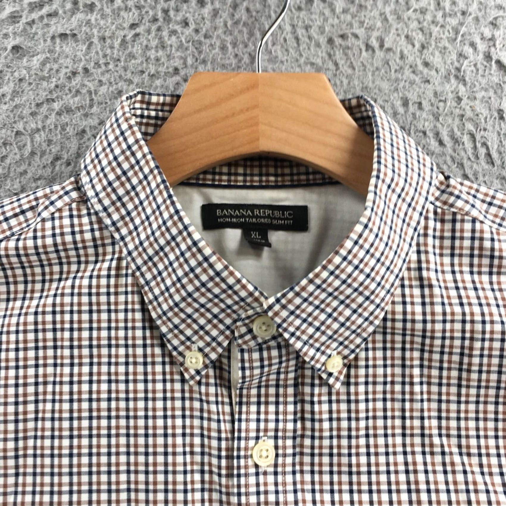 Banana Republic Banana Republic Shirt Mens XL Multicolor Plaid Button Down Long Sleeve Collared Shirt Size US XL / EU 56 / 4 - 3 Thumbnail