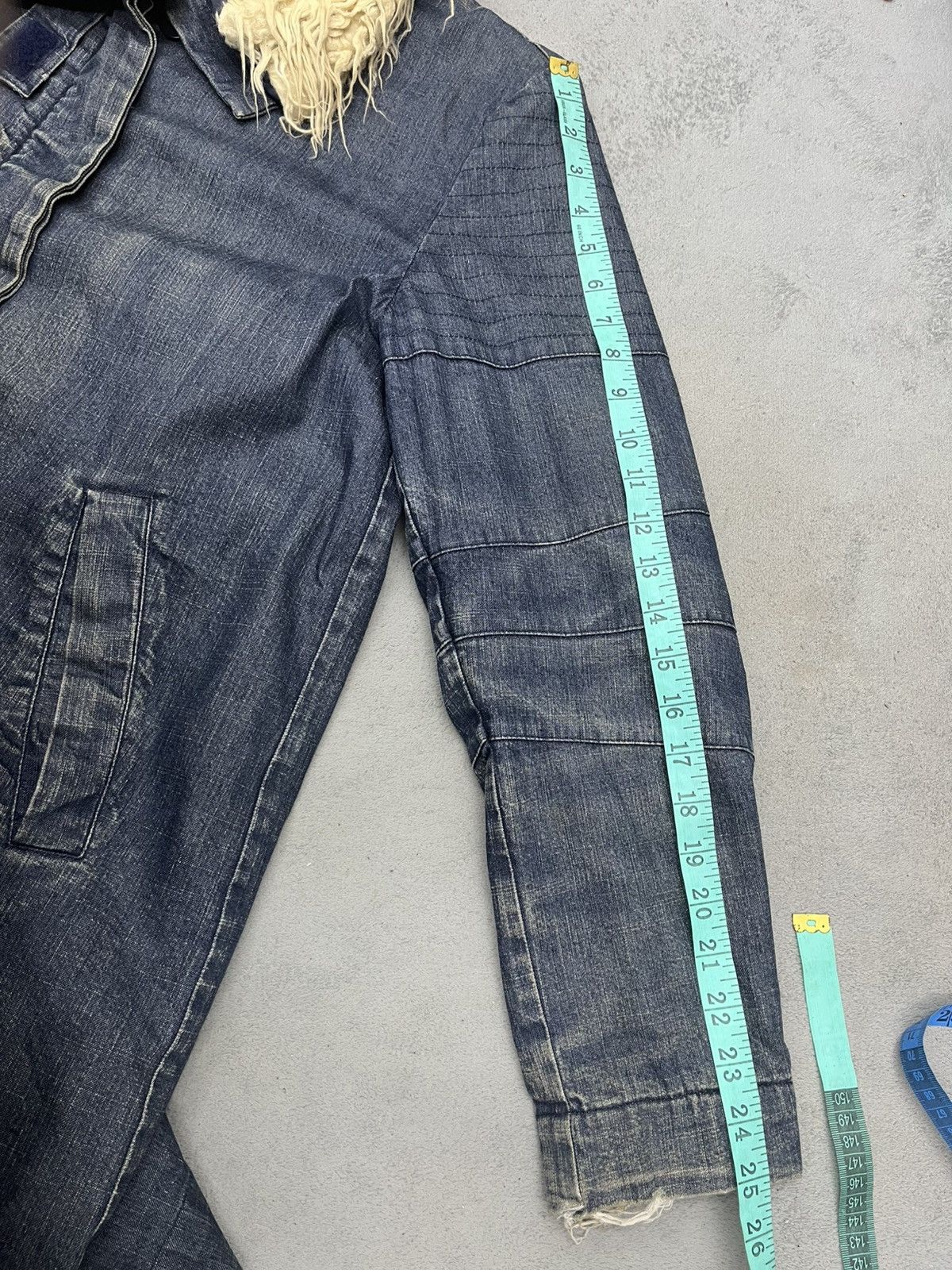 SHIPS STEALS🔥BDK FOR SHIPS DENIM OVER JACKET Size XS / US 0-2 / IT 36-38 - 19 Thumbnail