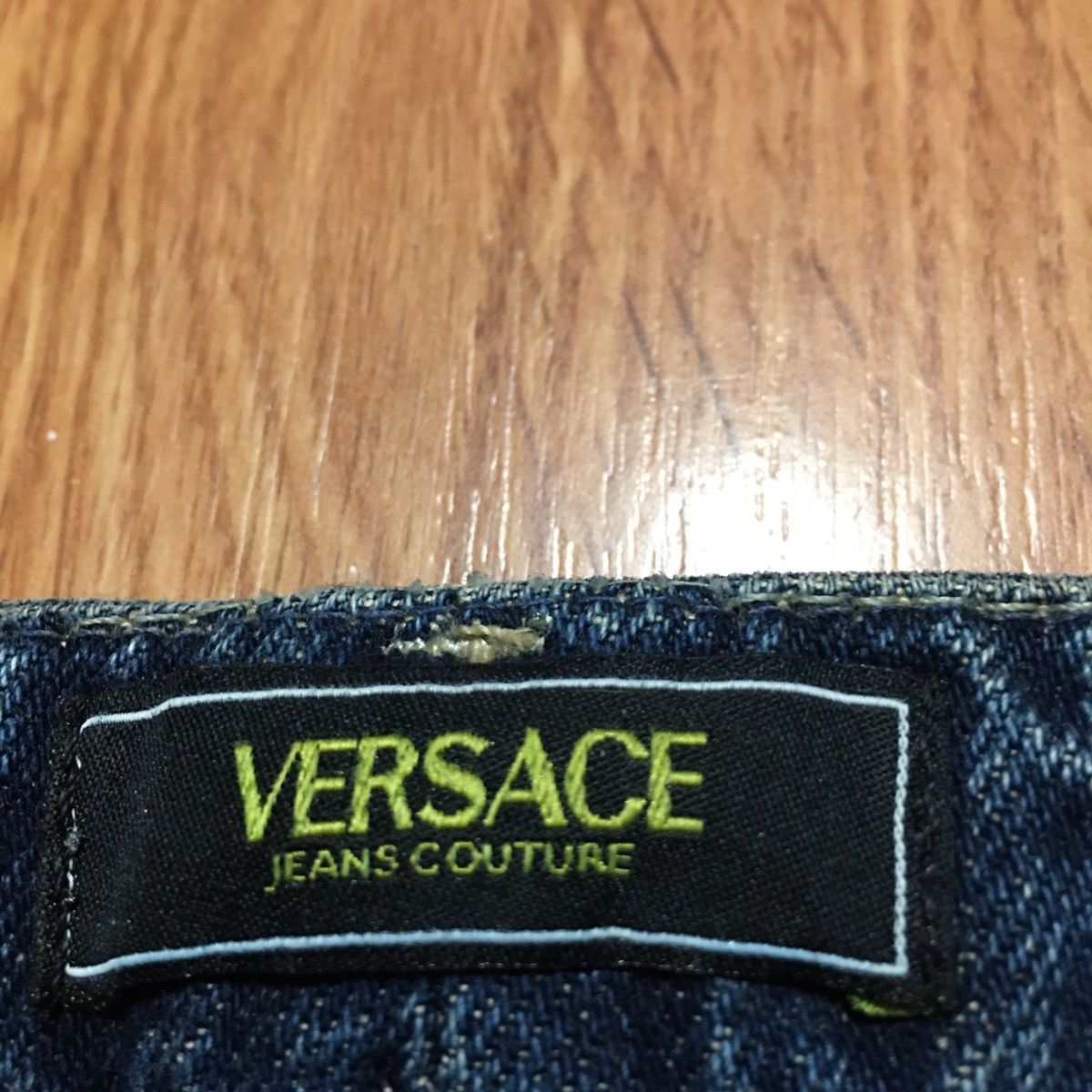 Versace × Versace Jeans Couture VERSACE Jeans Couture Denim Blue Designer Mini Skirt Size 32" / US 10 / IT 46 - 13 Thumbnail