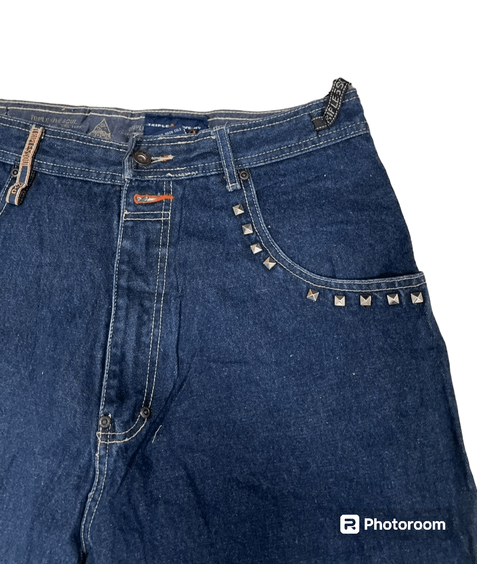 JNCO 💥Y2K Baggy Triple 5 Soul Jeans 💥 Size US 34 / EU 50 - 7 Thumbnail