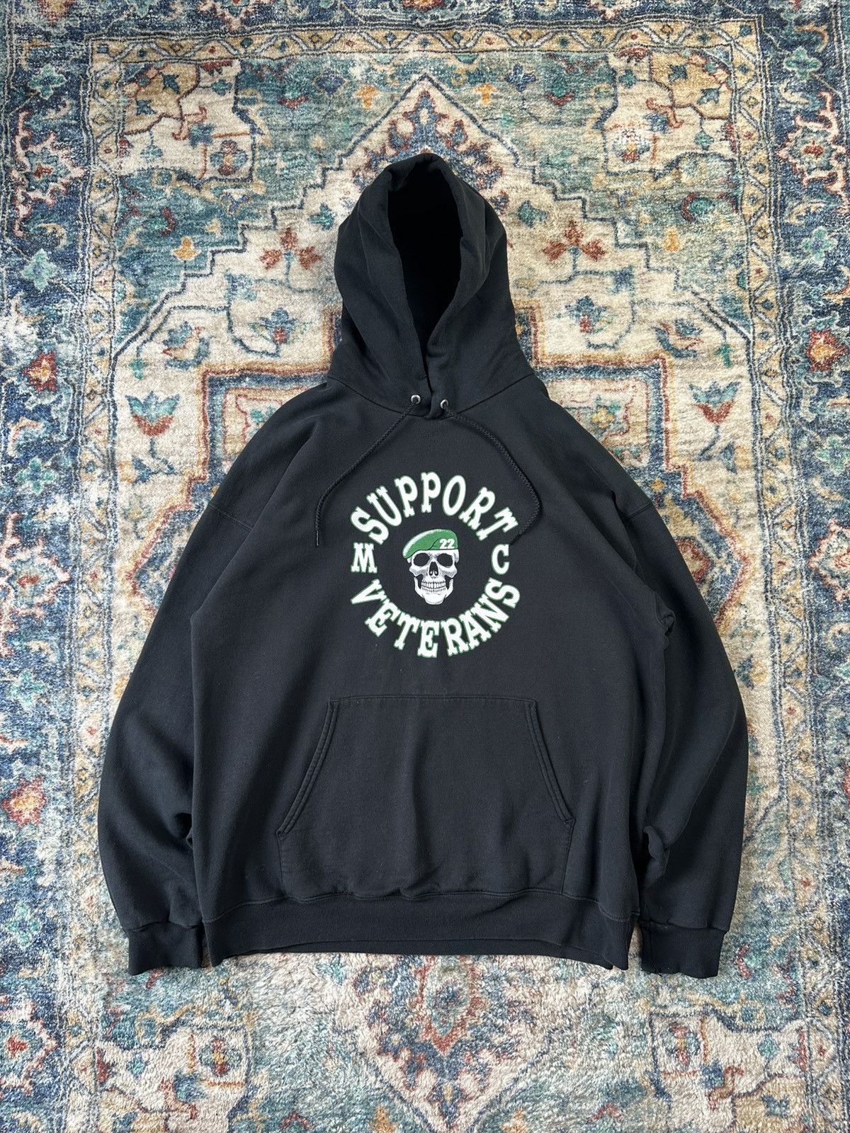Vintage Vintage Support Veterans Hoodie Large Size US L / EU 52-54 / 3 - 1 Thumbnail