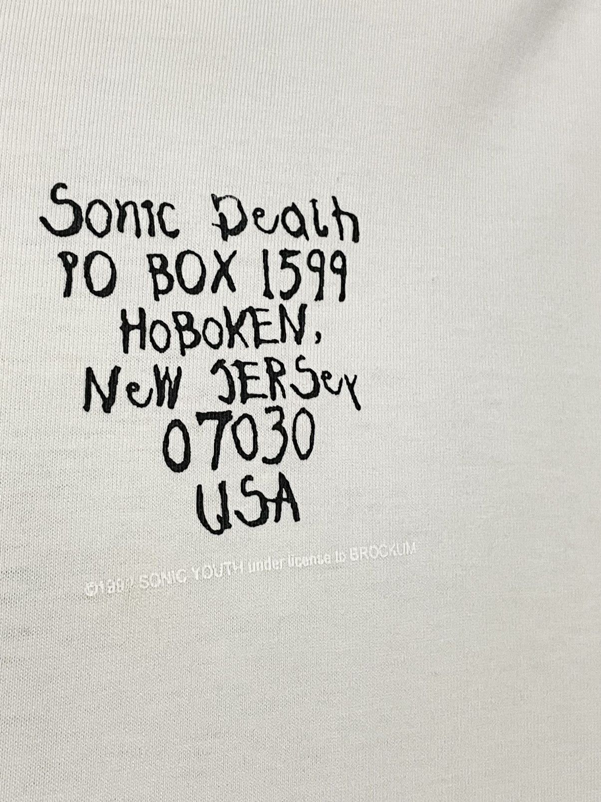 Vintage Vintage 1993 Sonic Youth Sonic Death Fanzine#3 Rare Find Tee Size US M / EU 48-50 / 2 - 16 Thumbnail