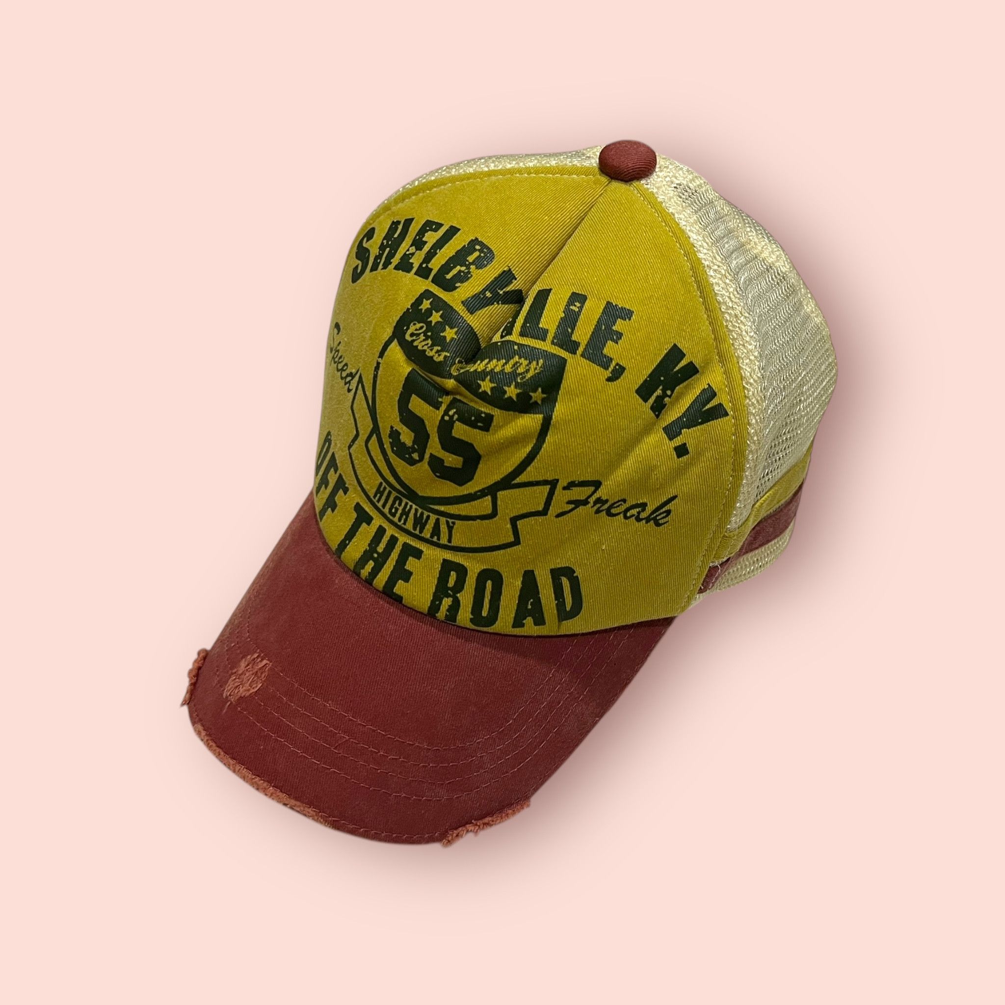 Japanese Brand × Vintage VINTAGE SPEED HIGHWAY FREAK DISTRESSED TRUCKER SNAPBACK Size ONE SIZE - 21 Thumbnail