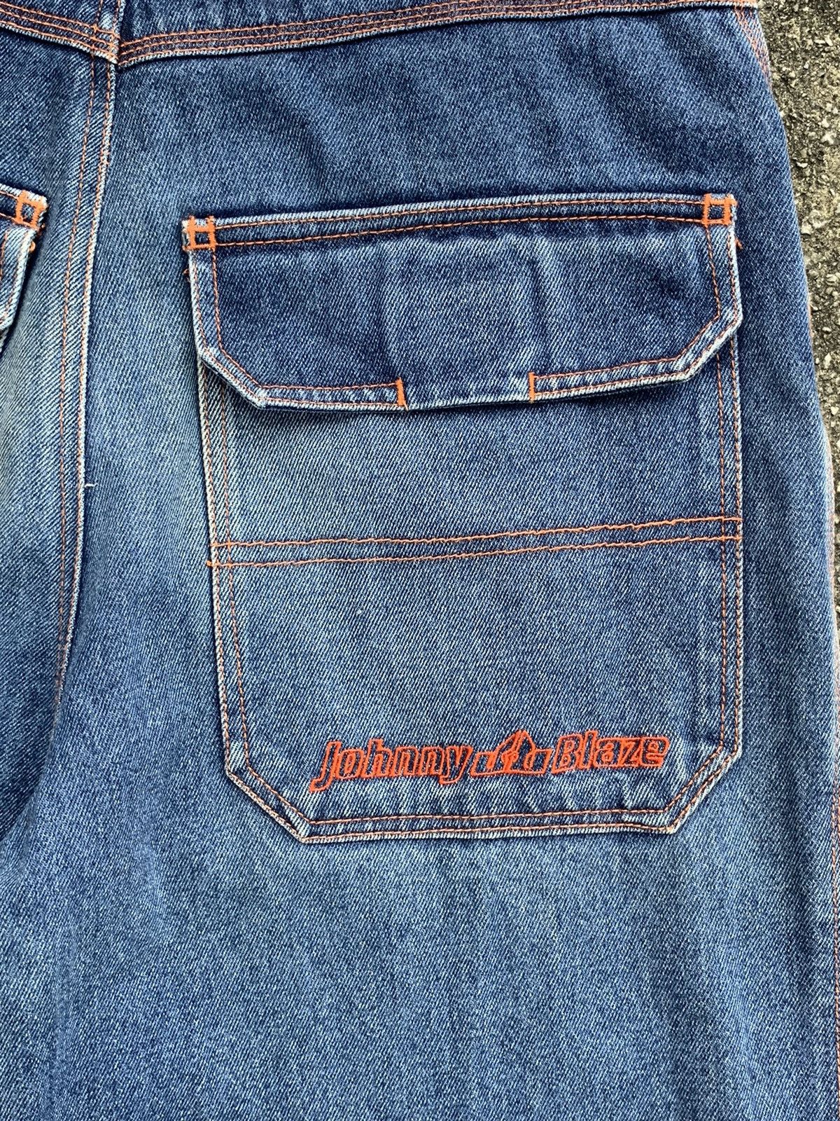 Vintage Vintage Johnny Blaze Baggy Denim Jeans Size US 29 - 14 Thumbnail