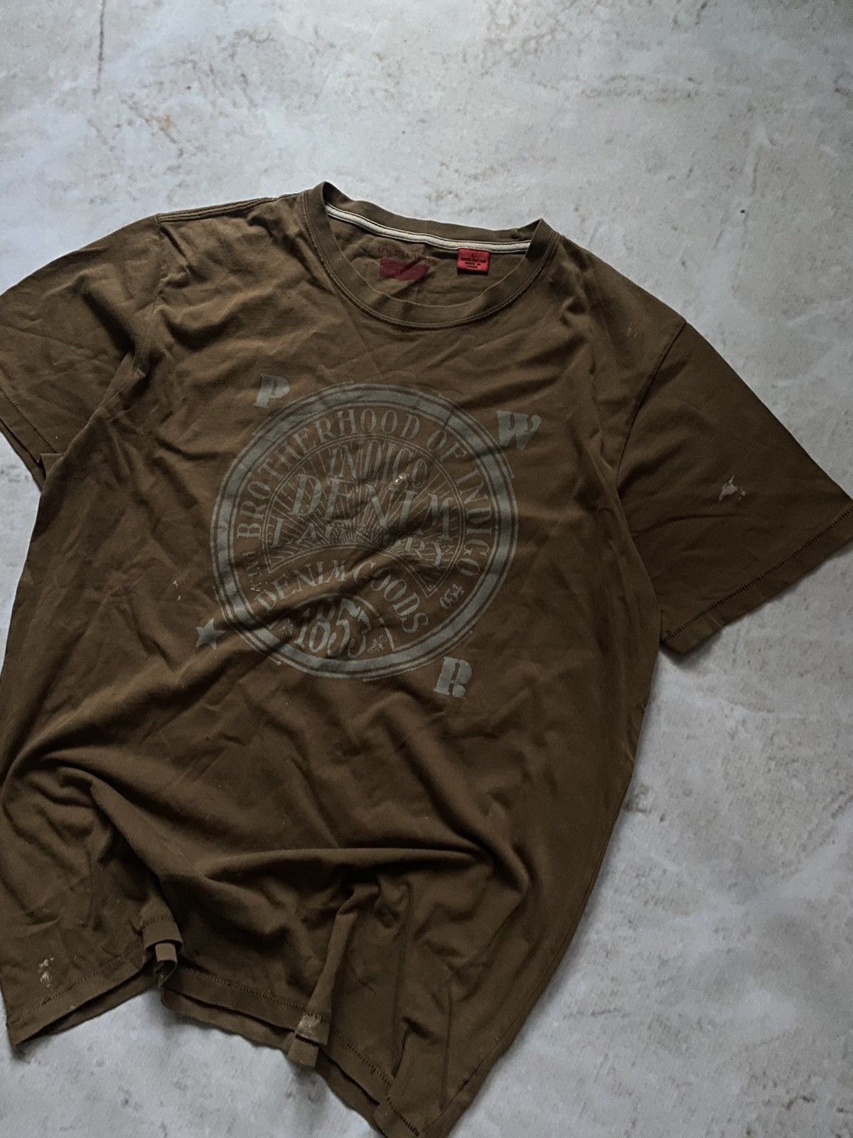 Japanese Brand × Kapital × Levi's Vintage Levi’s Thrashed T-shirt Russell Athletic style Size US L / EU 52-54 / 3 - 2 Thumbnail