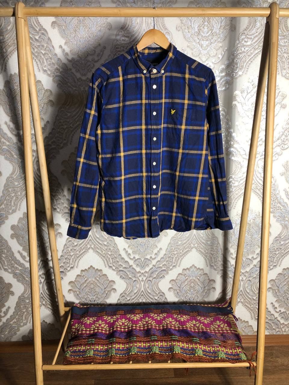 Lyle & Scott × Vintage VERY RARE LYLE & SCOTT FLANNEL DESIGNER SHIRT CASUAL Y2K 90s Size US L / EU 52-54 / 3 - 1 Thumbnail