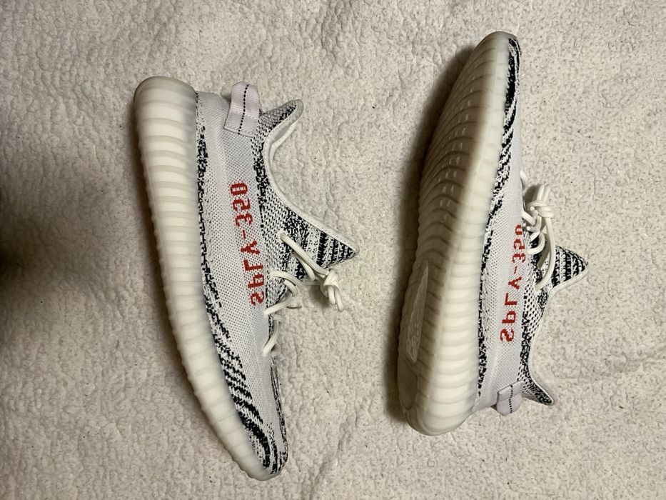 Yeezy best sale zebra grailed