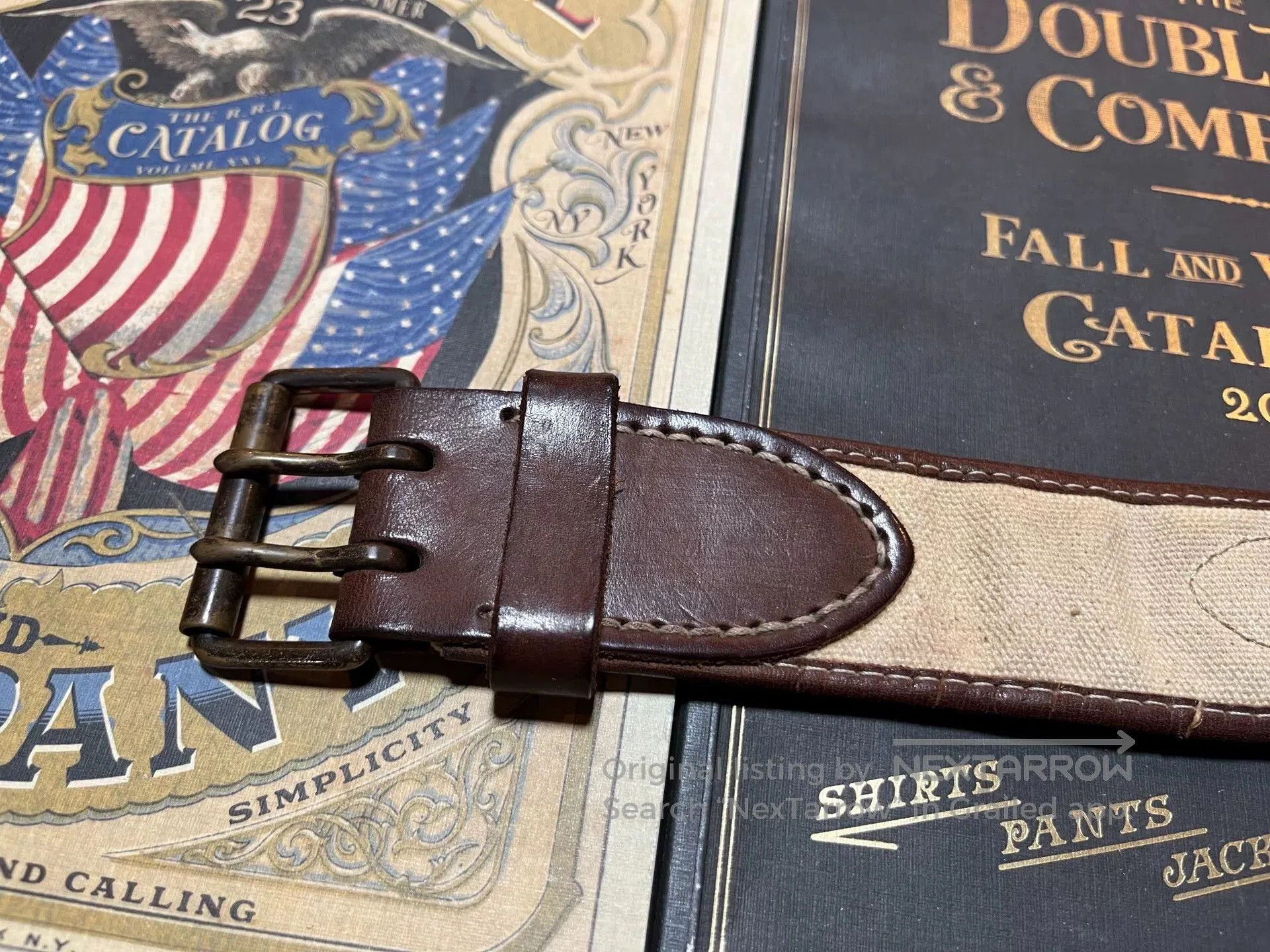 RRL Ralph Lauren RRL Canvas Belt by Ralph Lauren. Size ONE SIZE - 4 Thumbnail