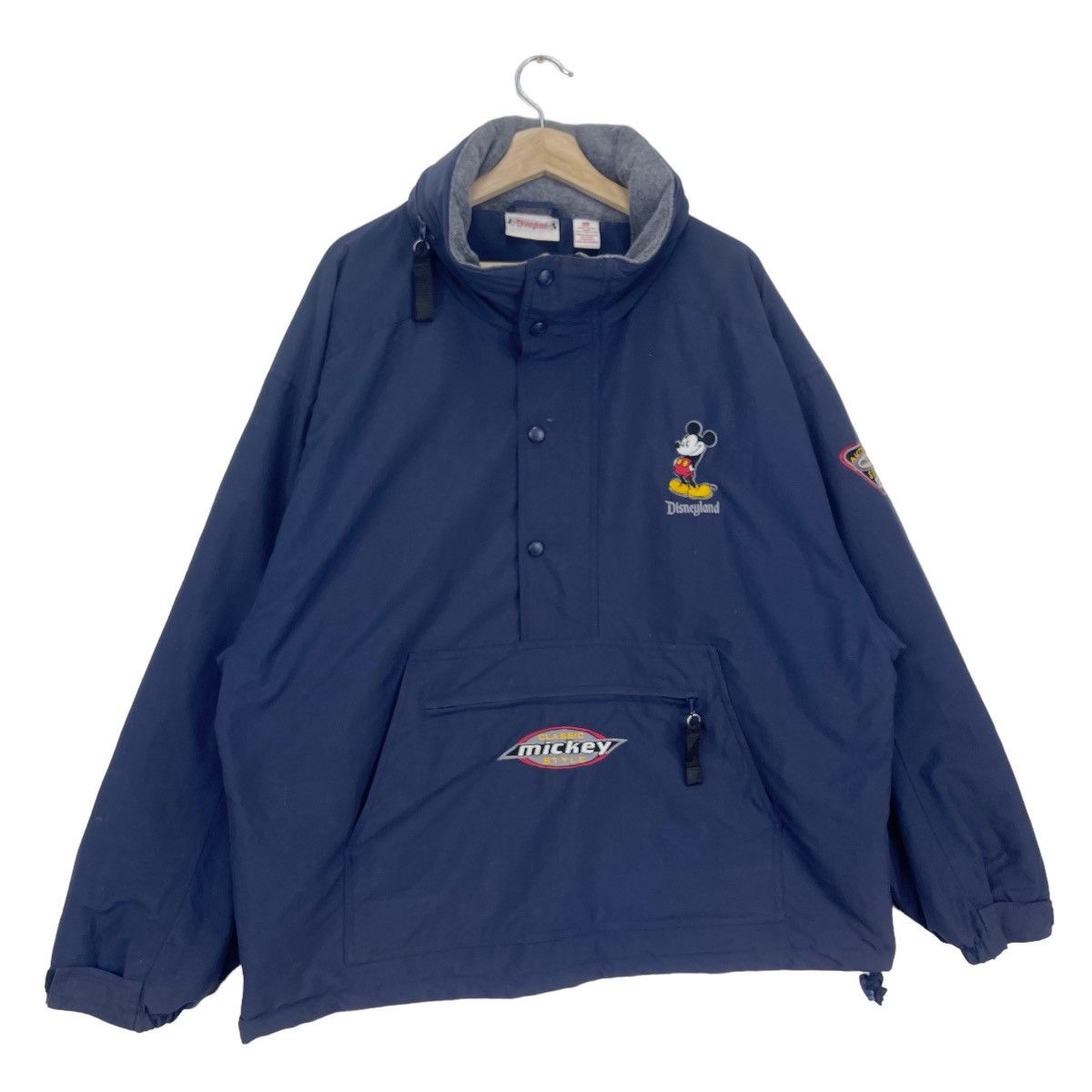 Disney × Mickey Mouse × Vintage 90’s Disneyland Anorak Hoodie Jacket Size US XL / EU 56 / 4 - 4 Thumbnail