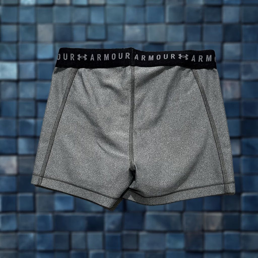 Under Armour Under Armour Compression Shorts Womens XXS Gray HeatGear 3" Athletic EUC Size 24" / US 00 / IT 34 - 1 Thumbnail