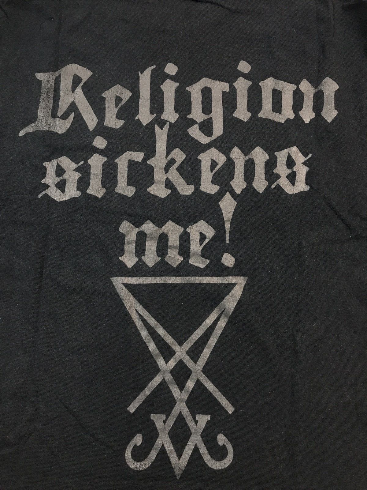 Band Tees × Vintage VTG Dimmu Borgir “In Sorte Diaboli” 00s Metal Rock Tee Size US M / EU 48-50 / 2 - 9 Thumbnail