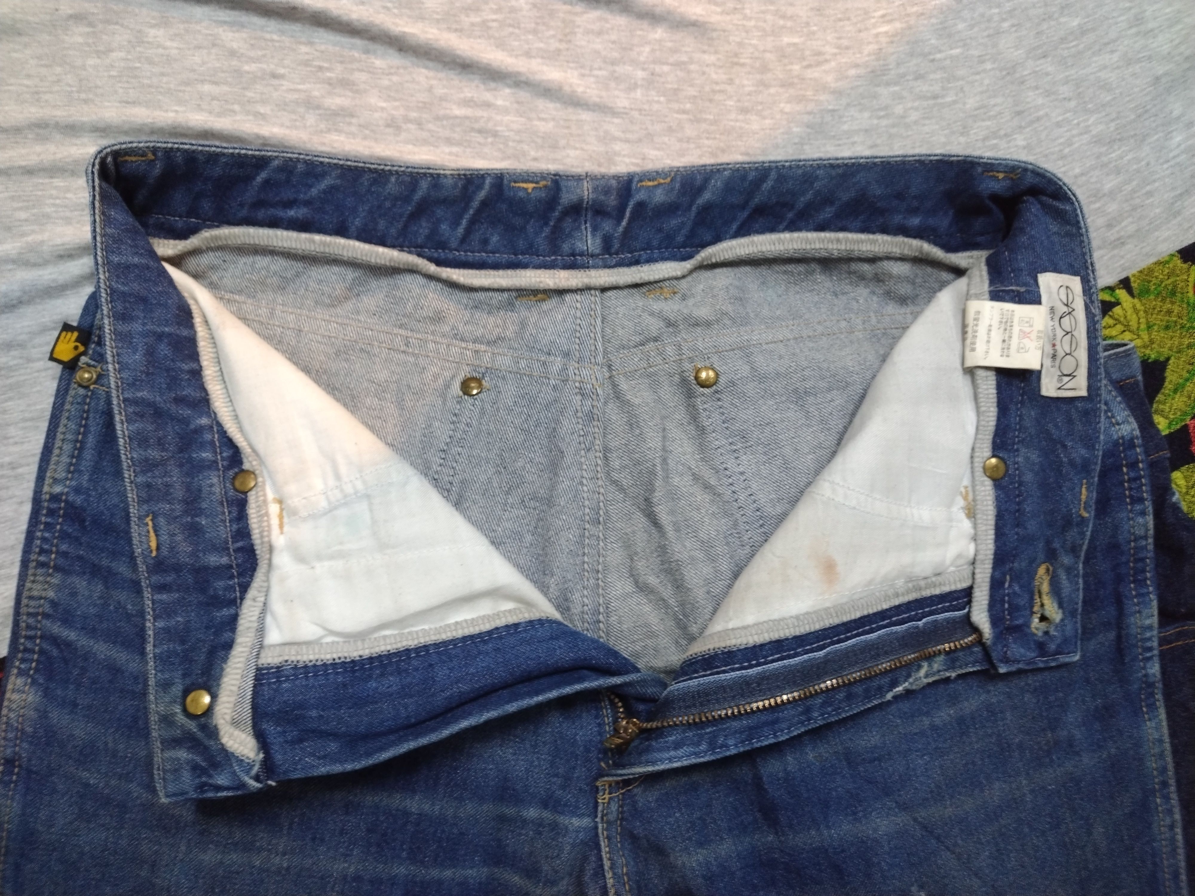 Japanese Brand × Vintage Sasson new york paris nice patina vtg Jeans Size 30" / US 8 / IT 44 - 9 Thumbnail
