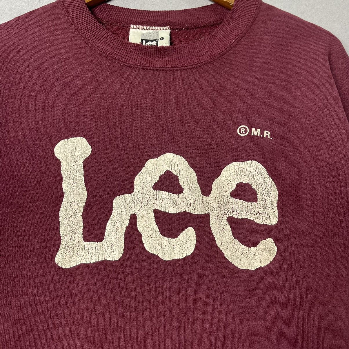 Lee Vintage Lee Big Logo Sweatshirt Size US L / EU 52-54 / 3 - 3 Thumbnail