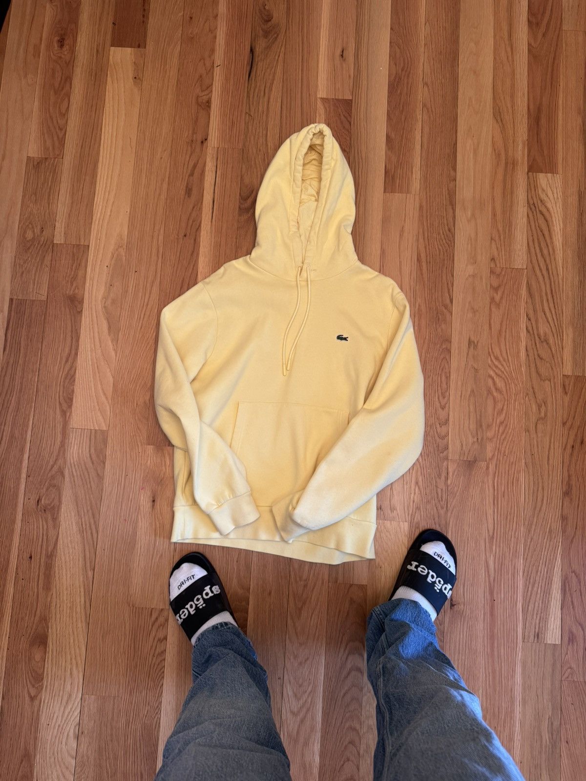 Lacoste Lacoste Yellow Hoodie Size US M / EU 48-50 / 2 - 1 Thumbnail