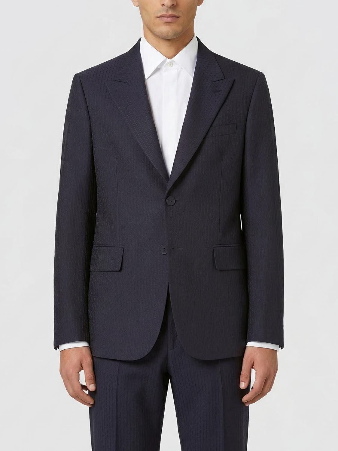 Fendi Fendi Jacket Men Blue Size US M / EU 48-50 / 2 - 1 Thumbnail