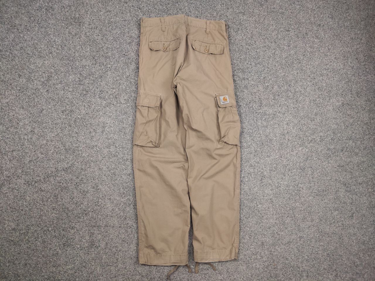Carhartt Vintage Carhartt Wip Regular Lear Beige Cargo Pants Size US 30 / EU 46 - 6 Thumbnail