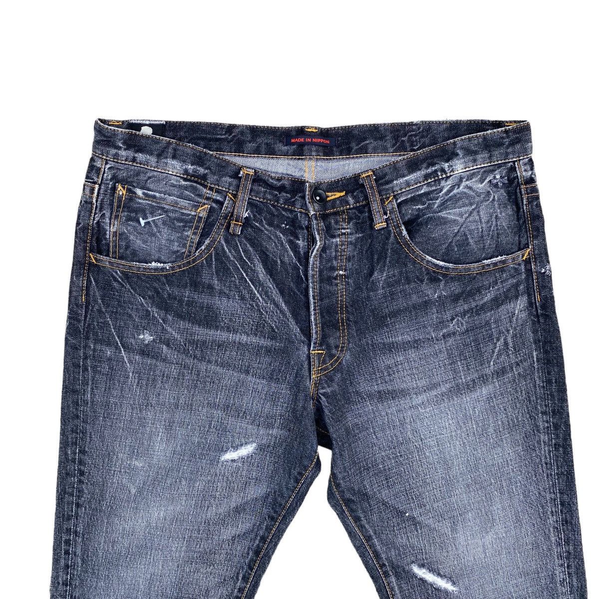 Japan Blue × Japanese Brand Vintage Blueway Mudwash Flare Denim Jeans Size US 35 - 5 Thumbnail