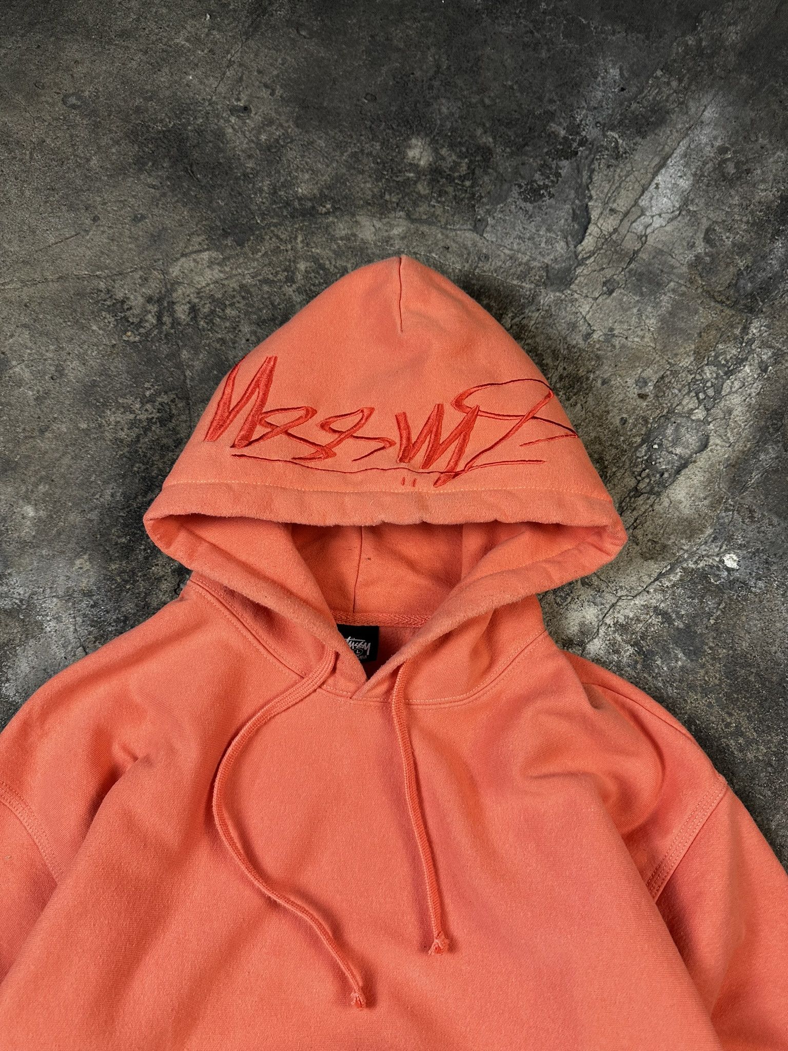Stussy Vintage Y2k Stussy Spellout Logo Boxy Hoodie Size US L / EU 52-54 / 3 - 4 Thumbnail