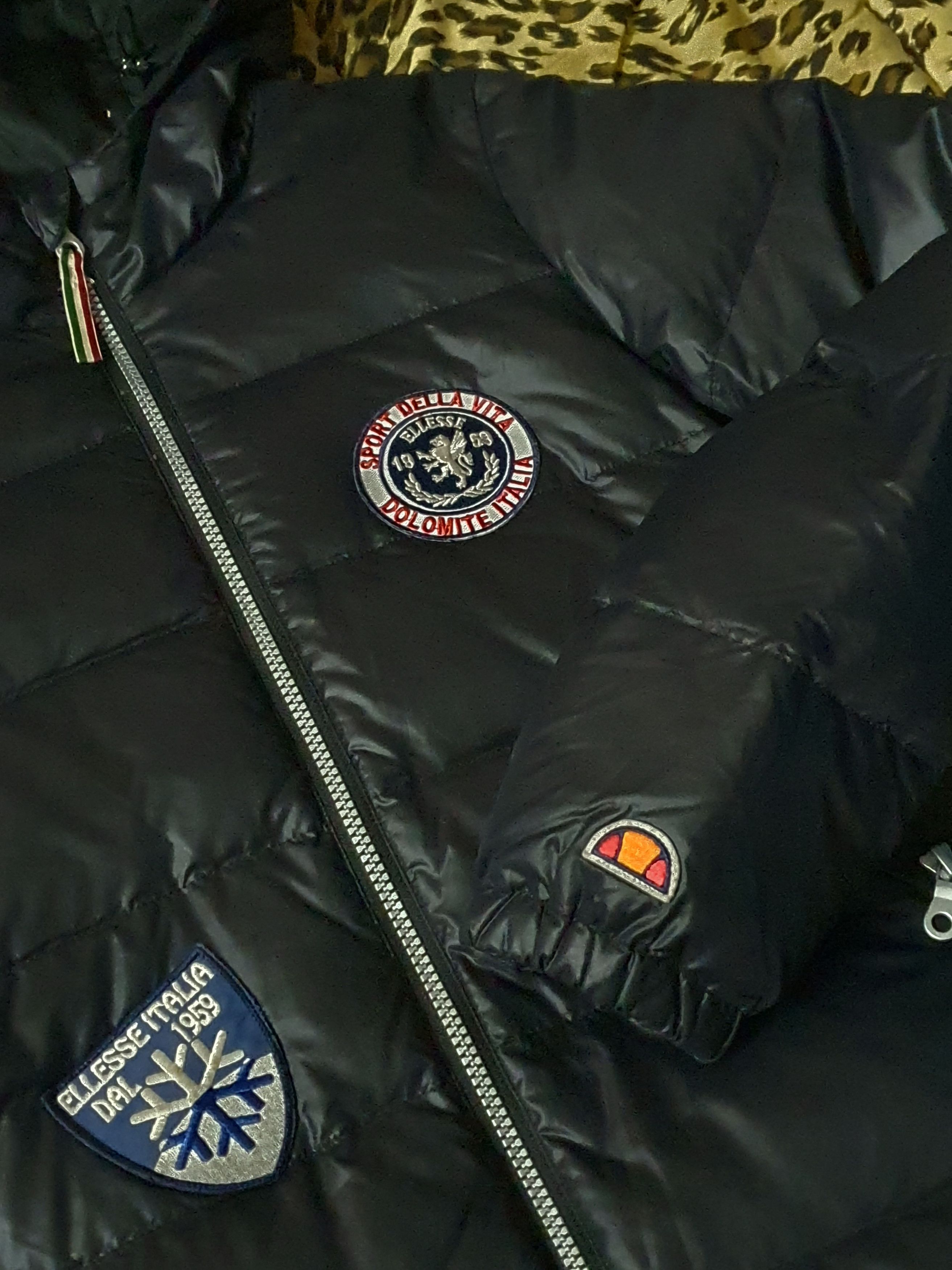 Ellesse ellesse patchwork light puffer hooded jacket Size US M / EU 48-50 / 2 - 5 Thumbnail