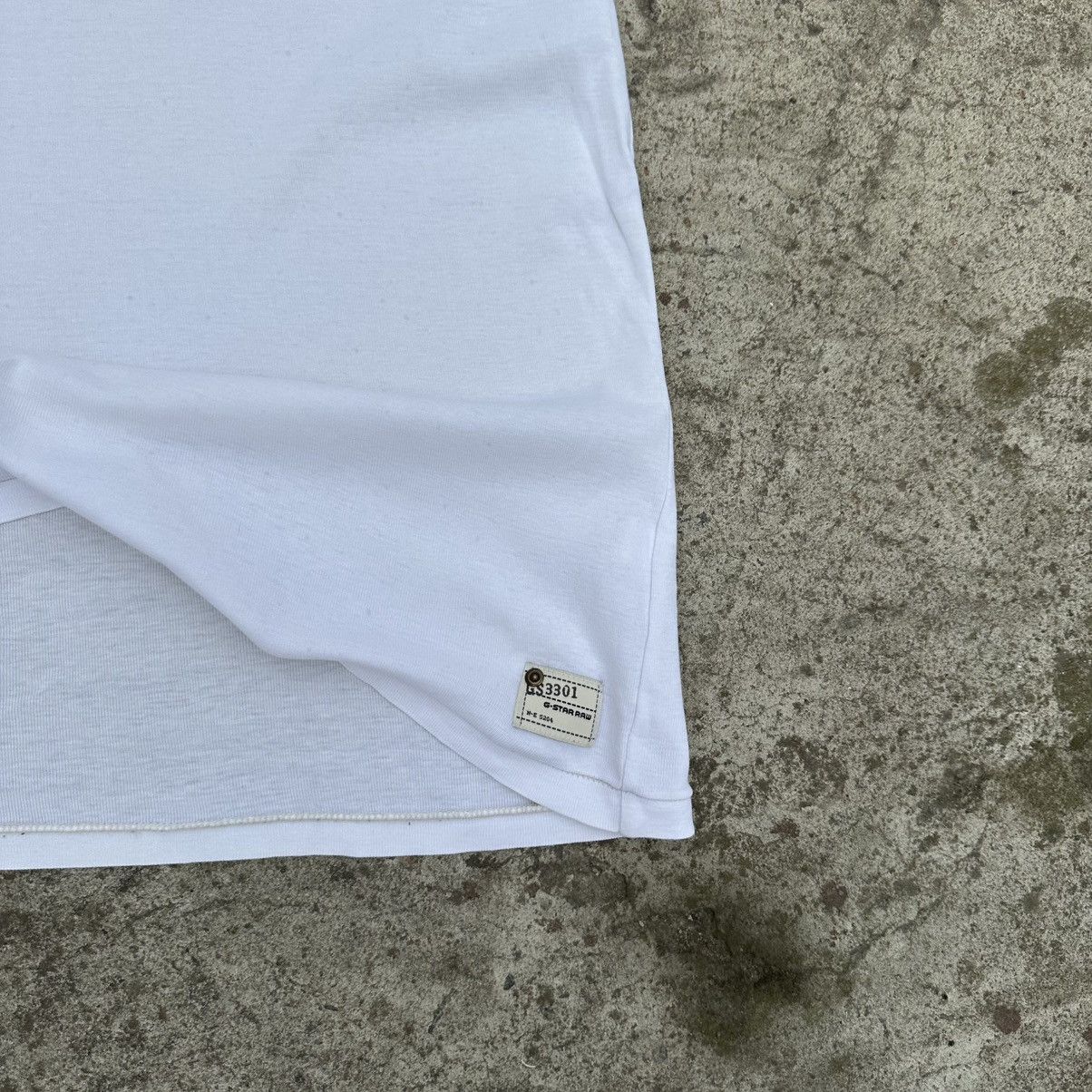 If Six Was Nine Vintage G-Star Raw Tank Top Centre Logo Sleeves Grunge 00s Size US XXL / EU 58 / 5 - 4 Thumbnail