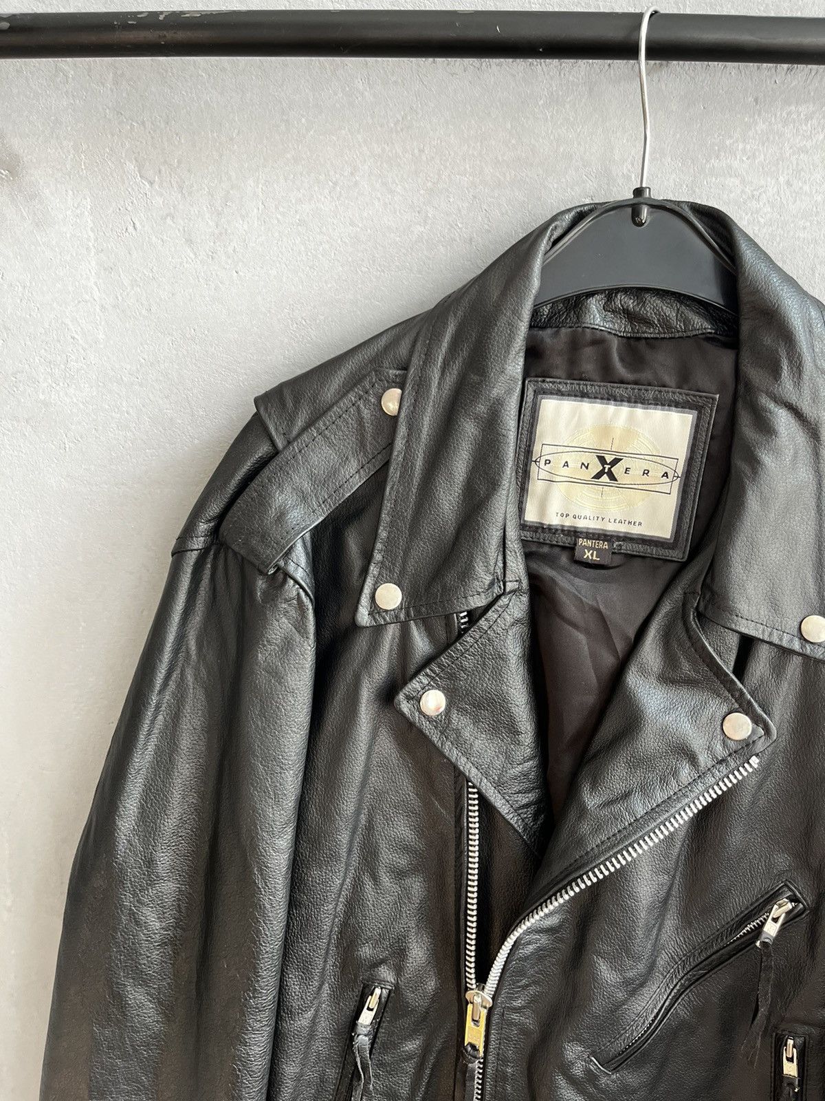 Vintage Vintage 80s Distressed Punk Motorcycle Leather Biker Jacket Size US XL / EU 56 / 4 - 13 Thumbnail
