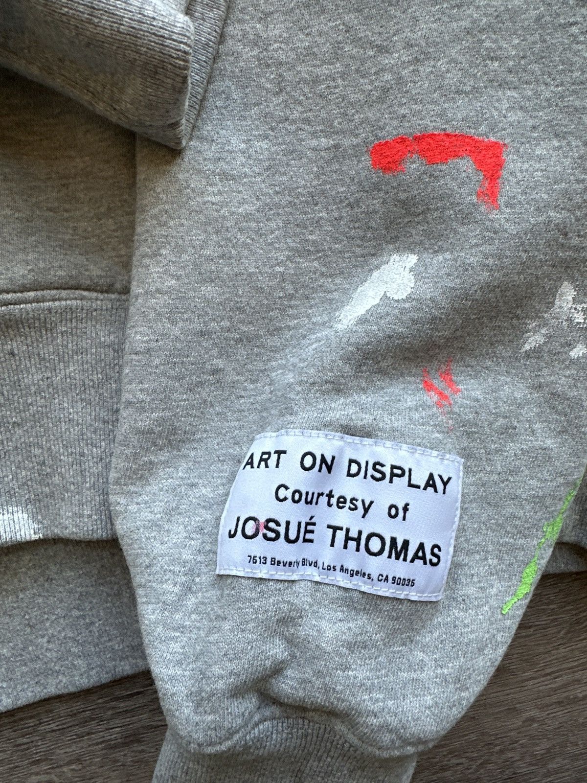 Gallery Dept. Gallery Dept Painted Hoodie Grey Size US XXL / EU 58 / 5 - 3 Thumbnail