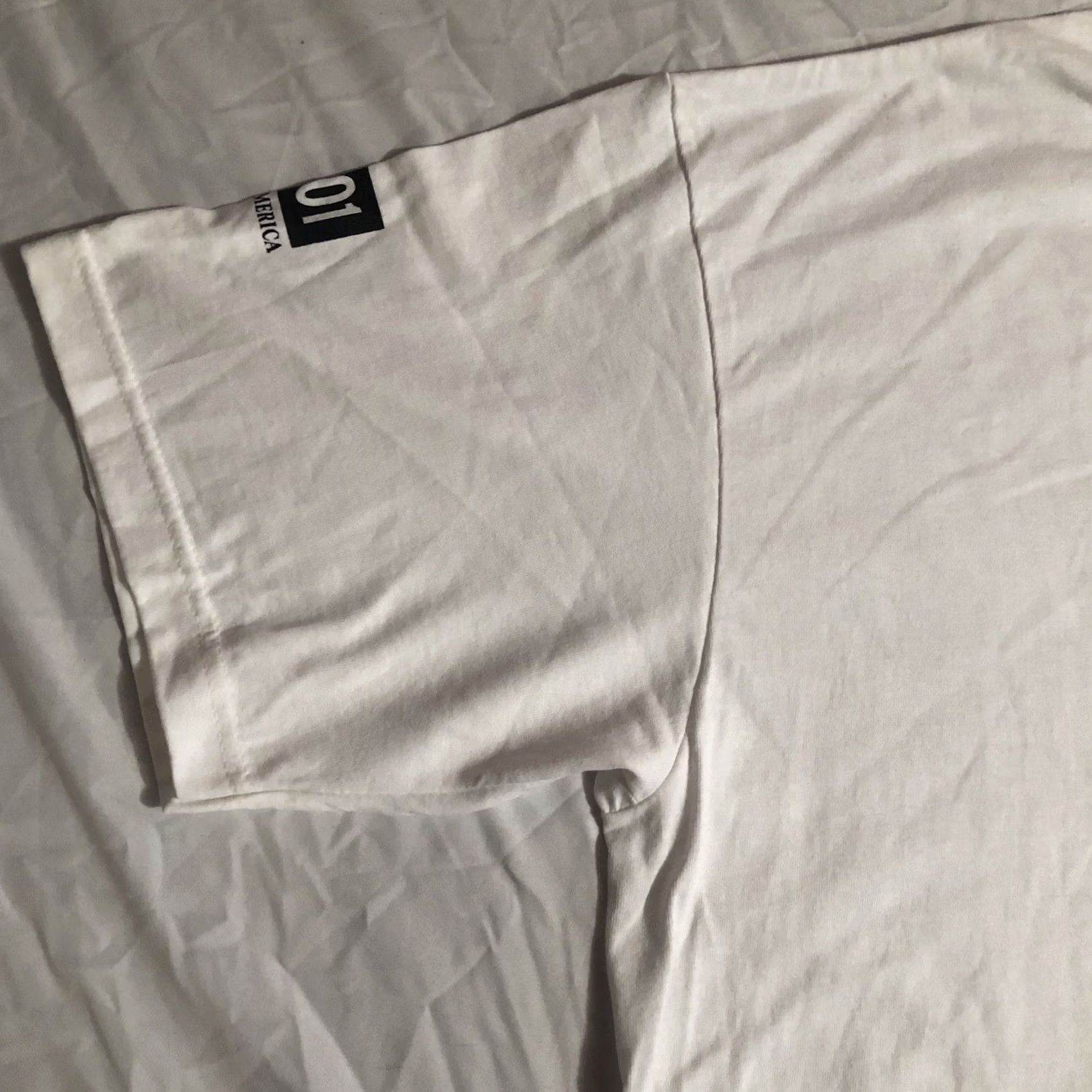 George VINTAGE Jensen 9/11 T-Shirt White XL Patriotic USA 2001 George Bush They Will Hear From Us Mens Size US XL / EU 56 / 4 - 5 Thumbnail