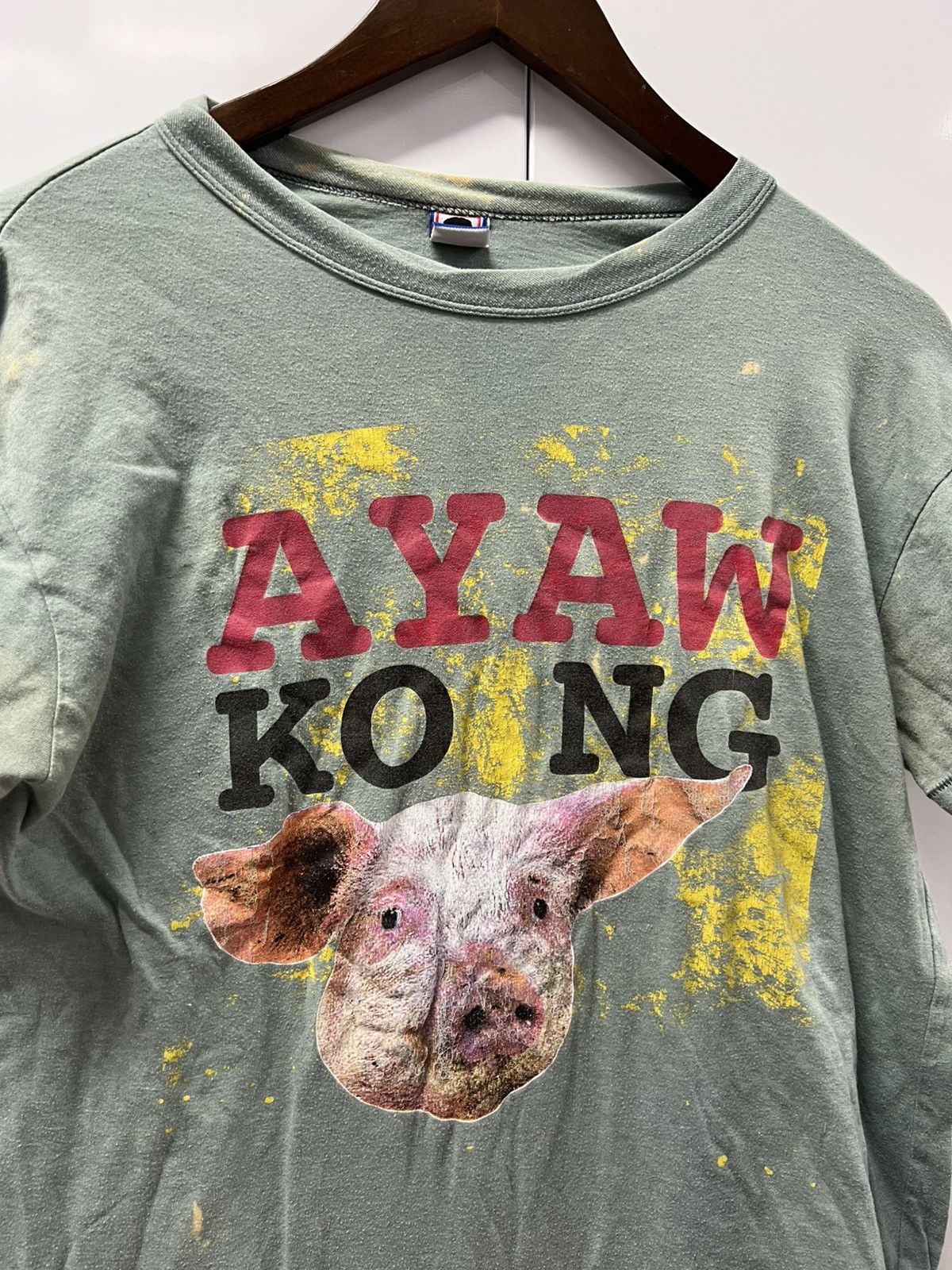 Vintage Y2K 2000's VTG Vintage Ayaw Ko Ng Pig Filipino Humor T Shirt Size US M / EU 48-50 / 2 - 3 Thumbnail