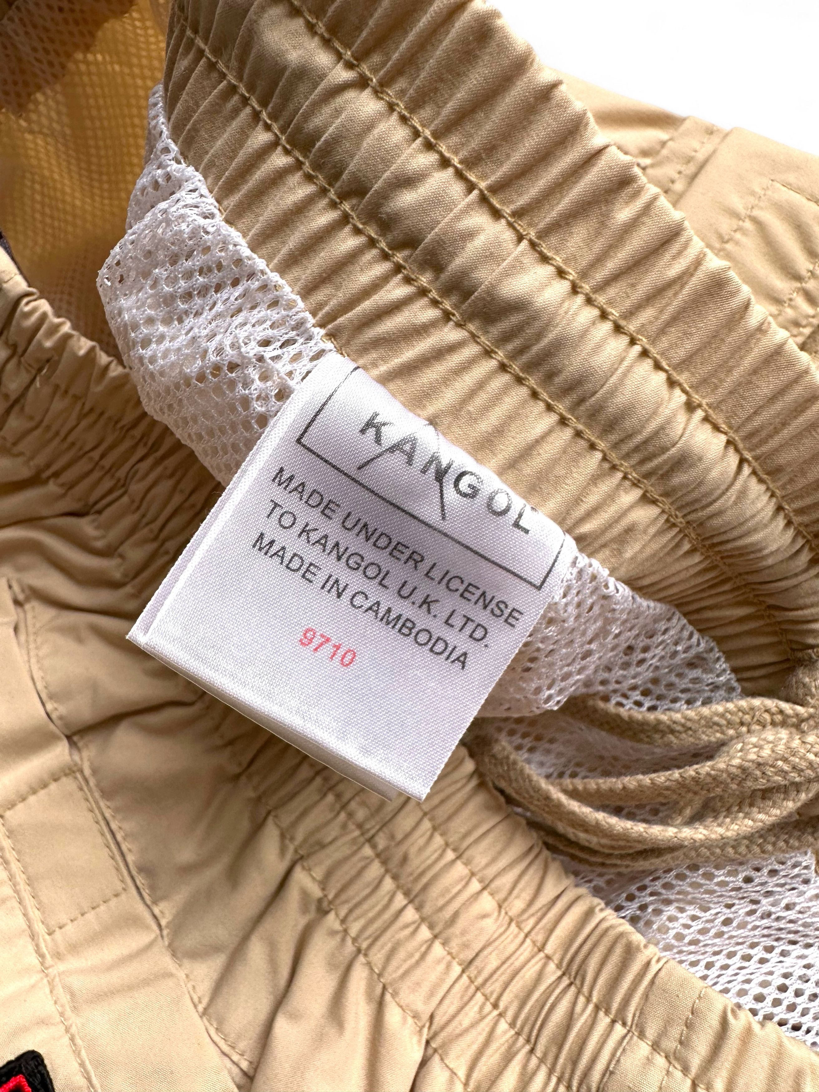 Kangol × Vintage Vintage Kangol Beige Baggy Wide Cargo Pants Size US 32 / EU 48 - 7 Thumbnail