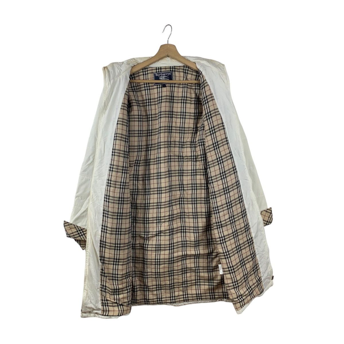 Burberry Vintage BURBERRY LONDON Nova Checks Puffer Trench Jacket Size L / US 10 / IT 46 - 4 Thumbnail