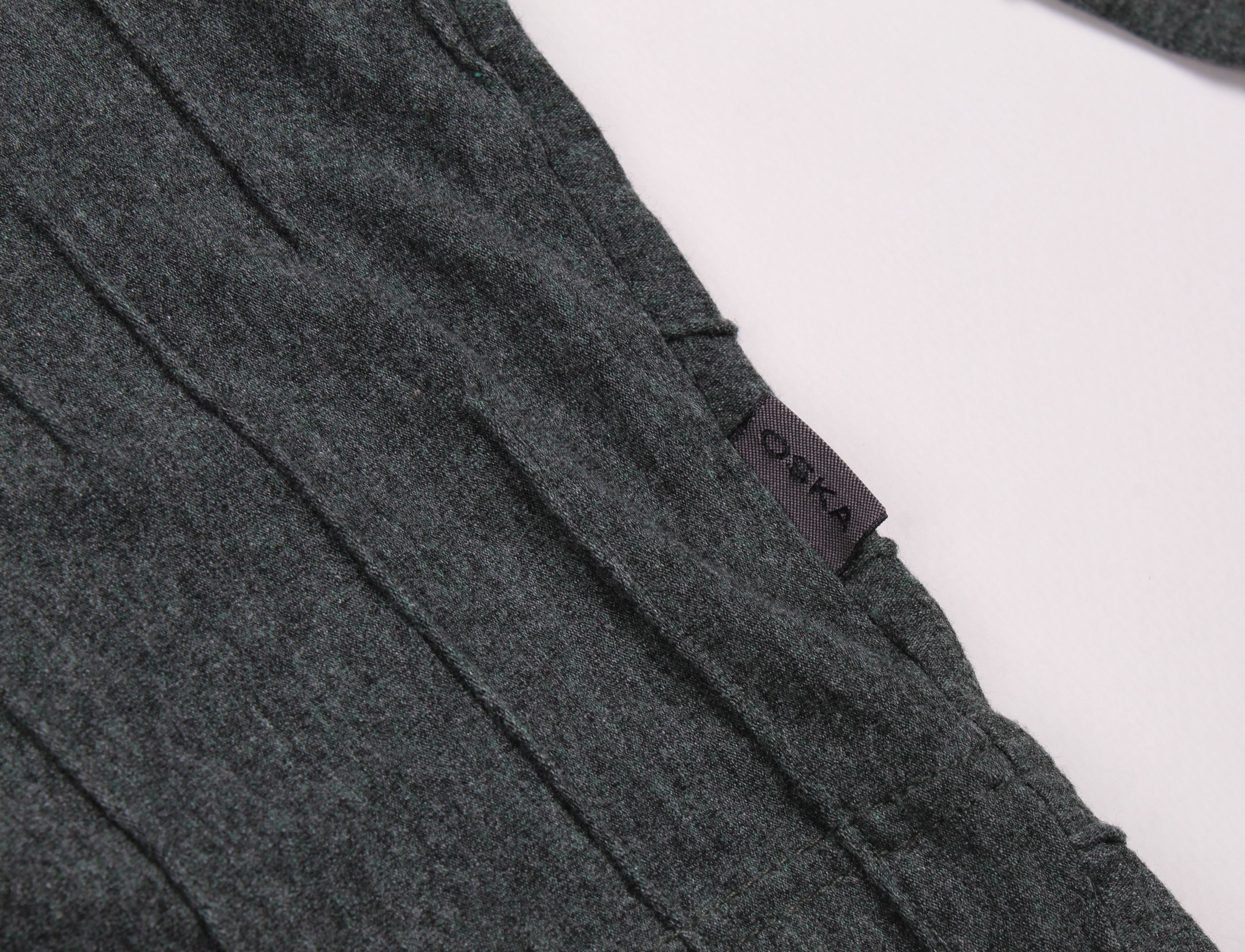 Japanese Brand Oska Avant Garde Textured Oversized Long Sleeve Tee Size M / US 6-8 / IT 42-44 - 4 Thumbnail