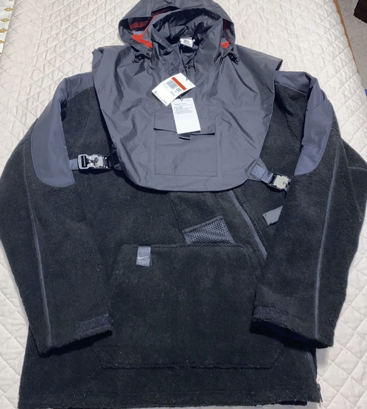 Nike Nike x MMW Matthew Williams Sherpa Jacket Black Size L | Grailed