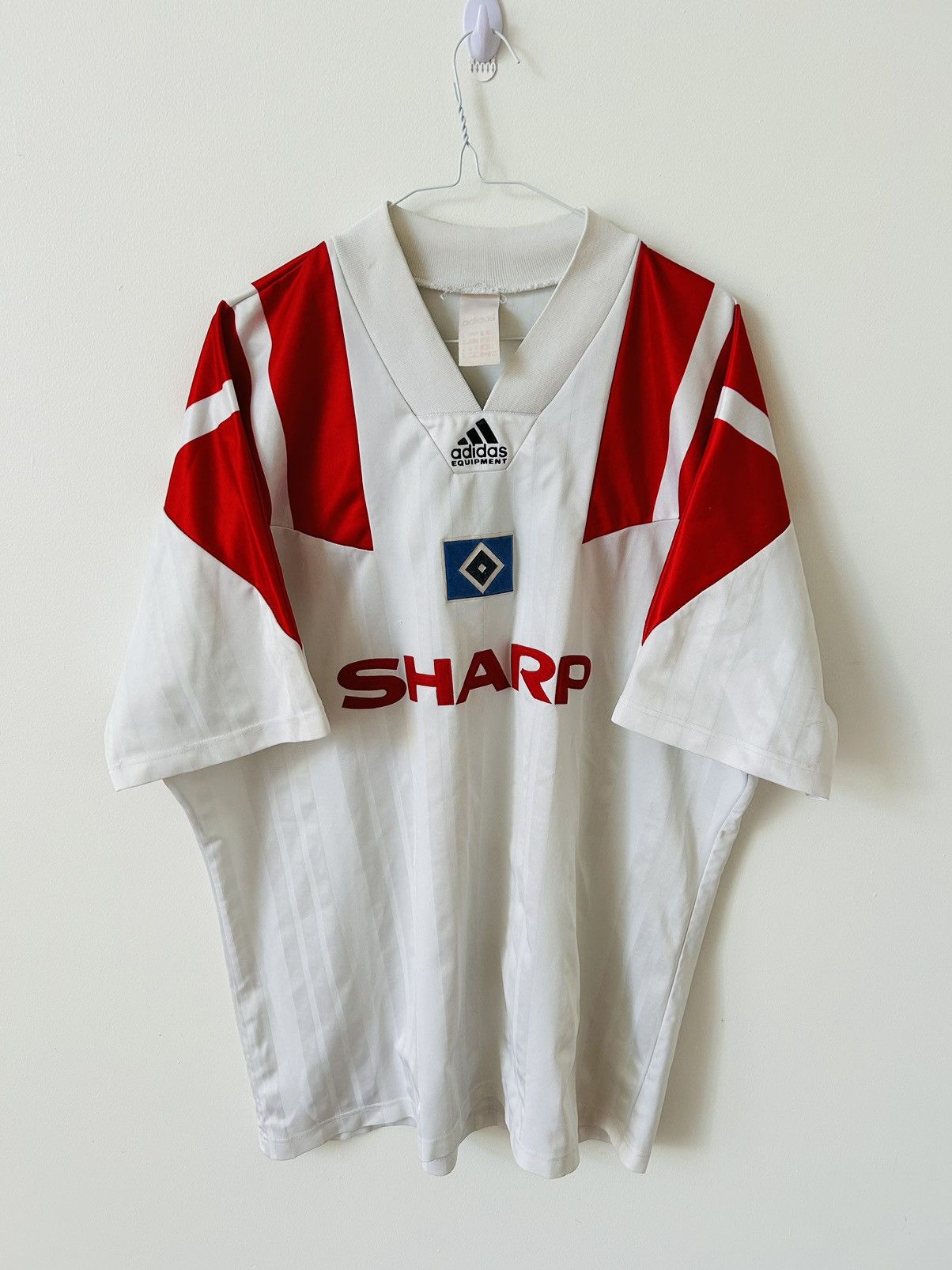 Adidas × Vintage Hamburger SV 1992/93 home jersey | Grailed