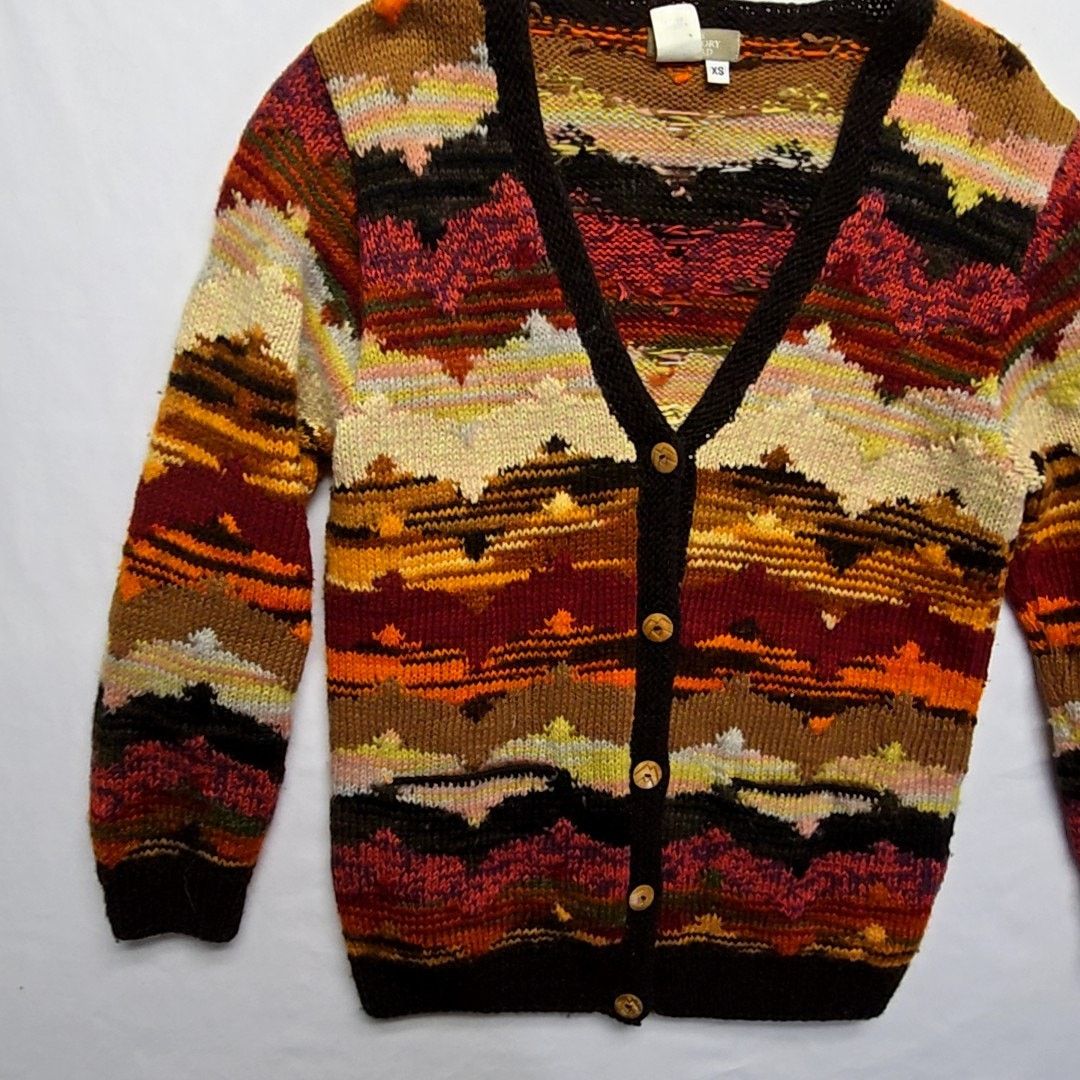 The Territory Ahead Vintage Brown Cardigan The Territory Ahead Sweater Knit XS Size XS / US 0-2 / IT 36-38 - 3 Thumbnail