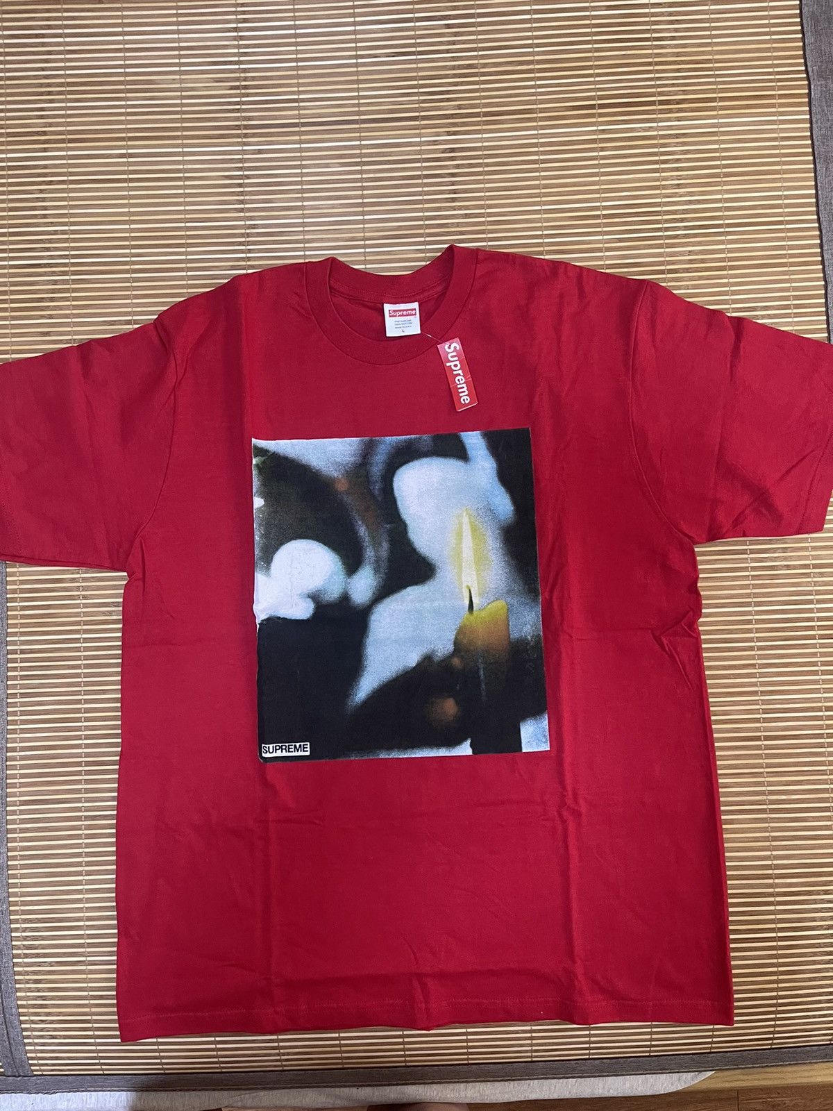 Supreme Supreme candle tee red new Size US L / EU 52-54 / 3 - 1 Thumbnail