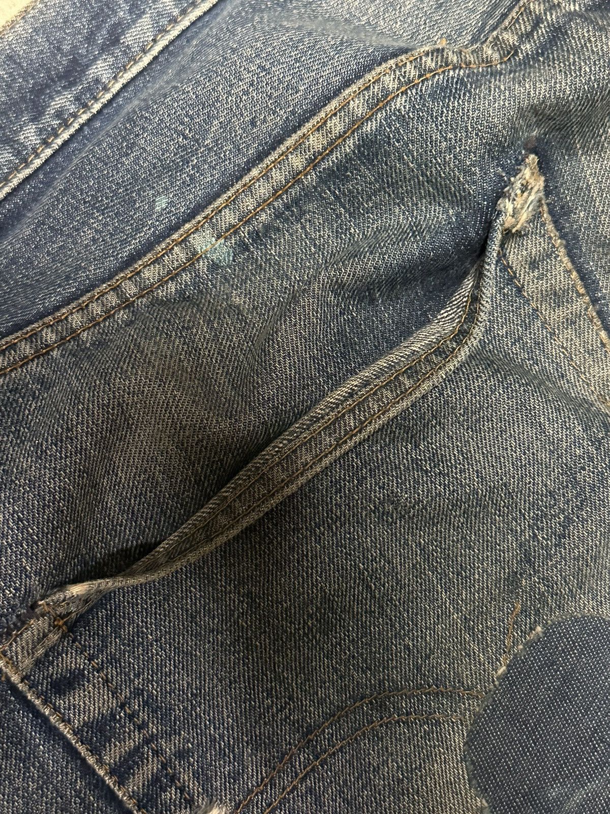 Levi's Vintage Levi’s 70s Single Selvedge Denim Jeans 36 x 30 Size US 36 / EU 52 - 17 Thumbnail