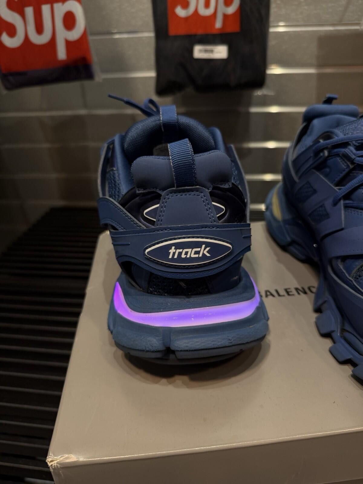 Balenciaga Size 45EU/12US - Balenciaga Track LED Blue $1150 Size US 12 / EU 45 - 12 Thumbnail