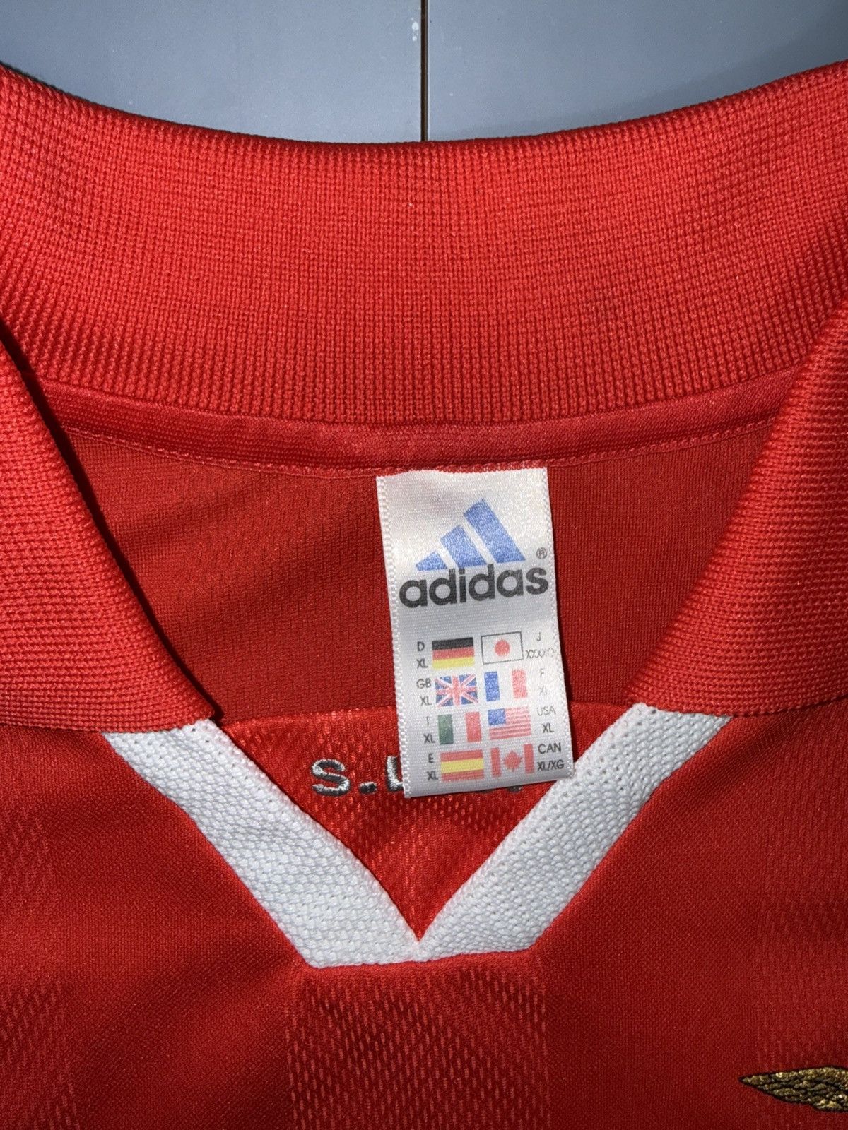 Adidas VINTAGE BENFICA 1999 2000 ADIDAS SOCCER JERSEY XL Size US XL / EU 56 / 4 - 3 Thumbnail