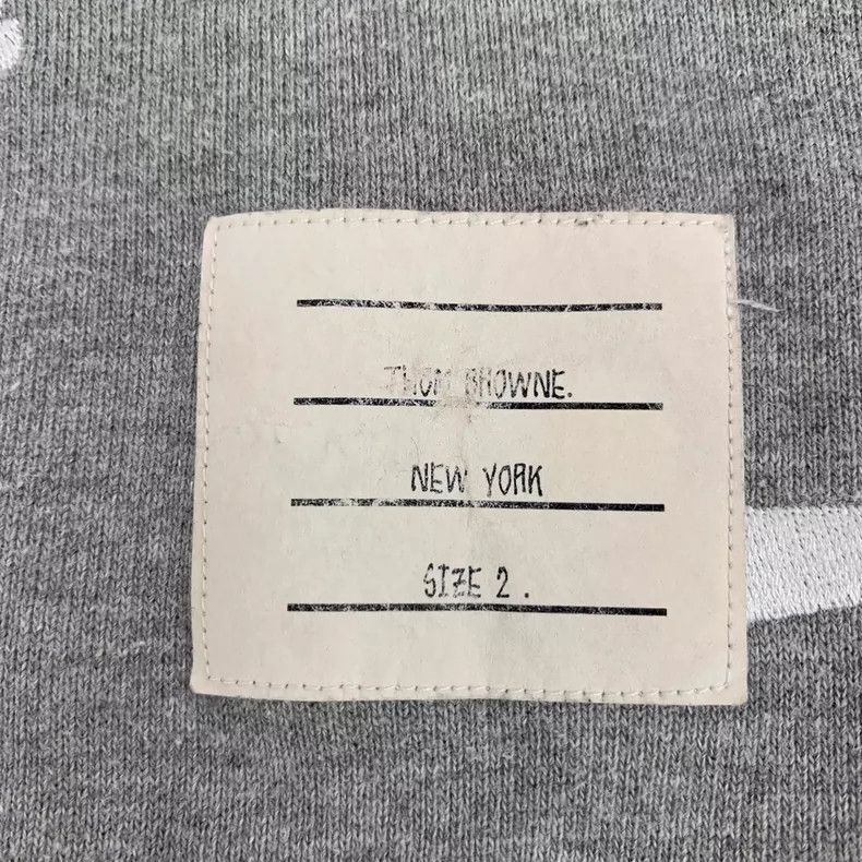 Thom Browne Thom Browne size2 Gray puppy embroidered cotton round neck Size US M / EU 48-50 / 2 - 5 Thumbnail