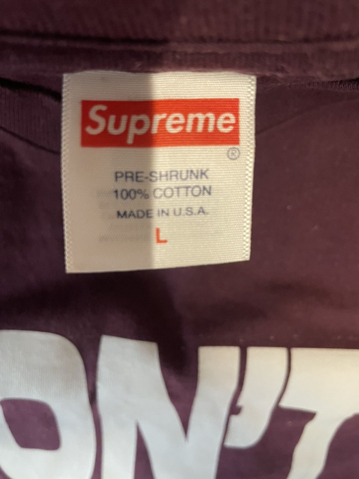 Supreme Supreme “Don’t fuck around” tee Size US L / EU 52-54 / 3 - 6 Thumbnail