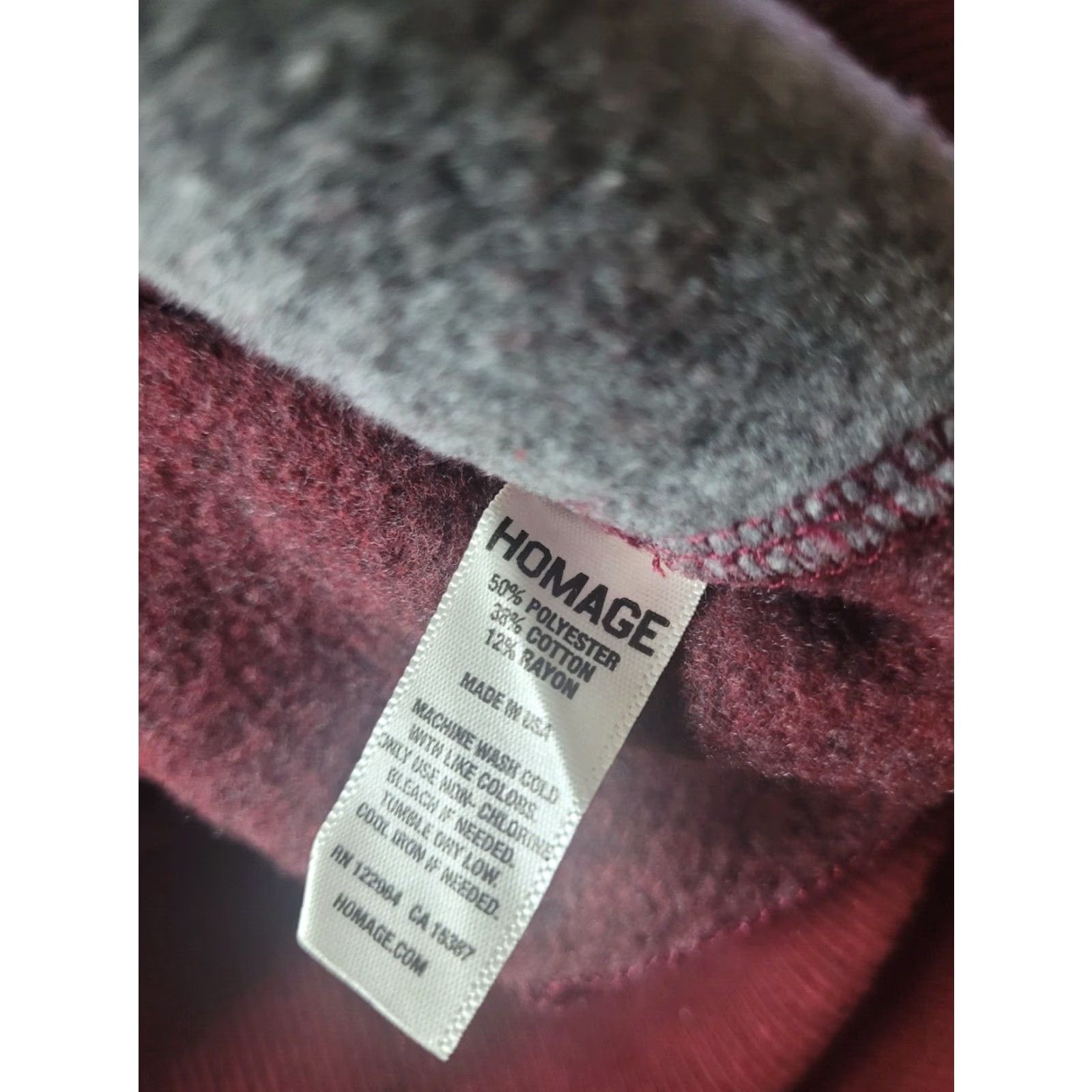 J Brand HOMAGE Sweater Pullover 1/4 Zip Red Maroon Long Sleeve Knits Men L Vintage 90s Retro Shirt? Size US L / EU 52-54 / 3 - 6 Thumbnail