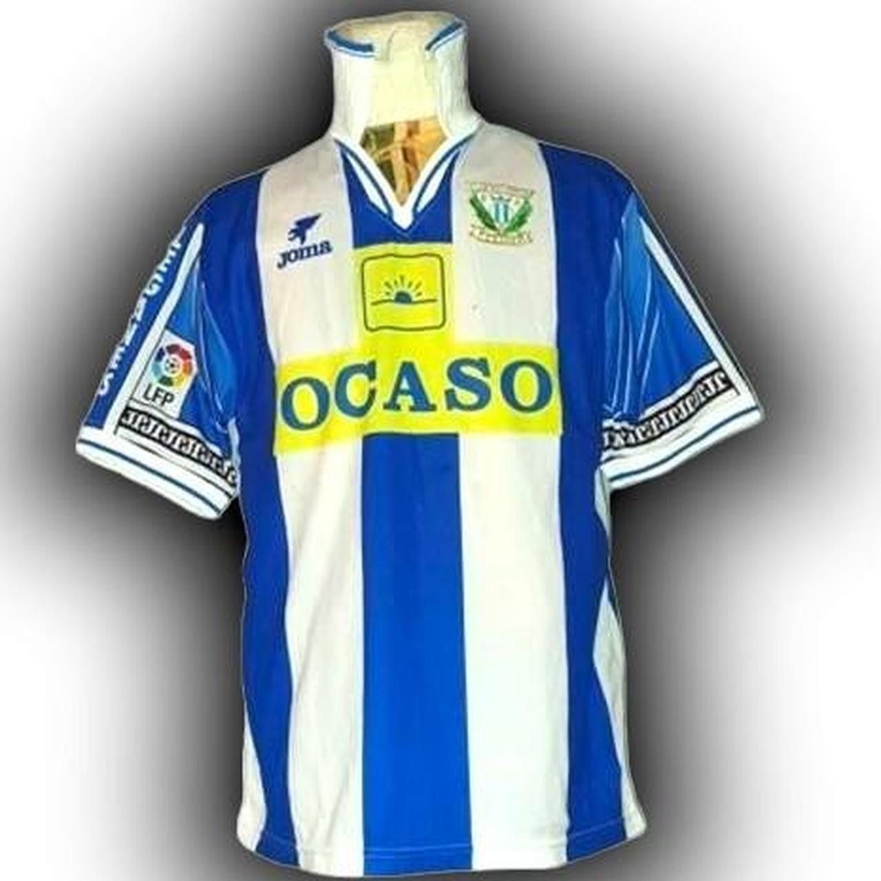 Joma Deportivo Leganes Spain 1997 1998 Home Shirt Jersey Size US L / EU 52-54 / 3 - 1 Thumbnail