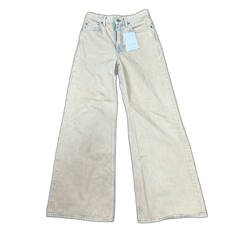 Acne Studios Acne Studios Beige High-Waist Wide-Leg Jeans Size US 27 - 1 Thumbnail