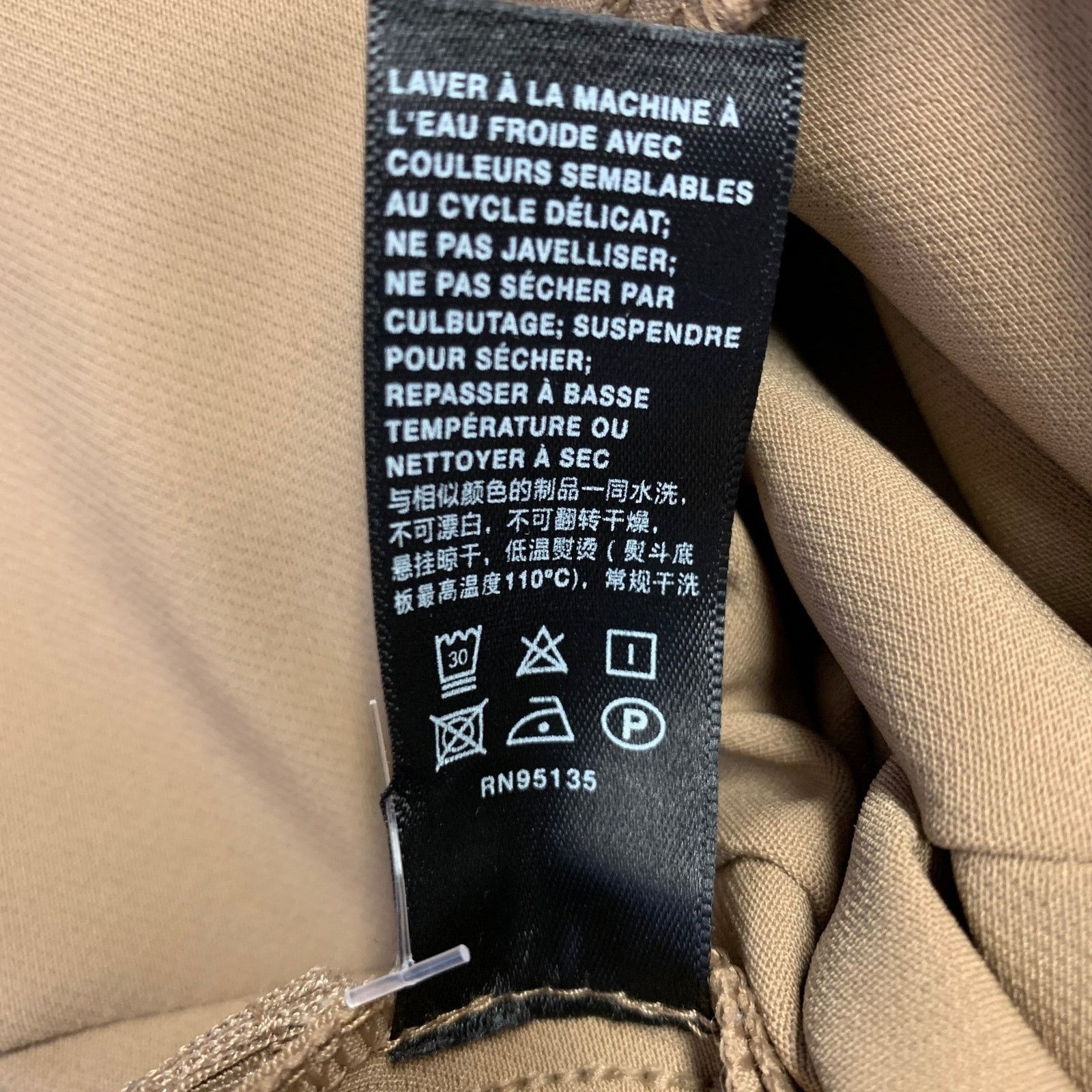 Lafayette 148 LAFAYETTE 148 Size 8 Tan Polyamide Trouser Cut Casual Pants Size US 26 / EU 42 - 6 Thumbnail