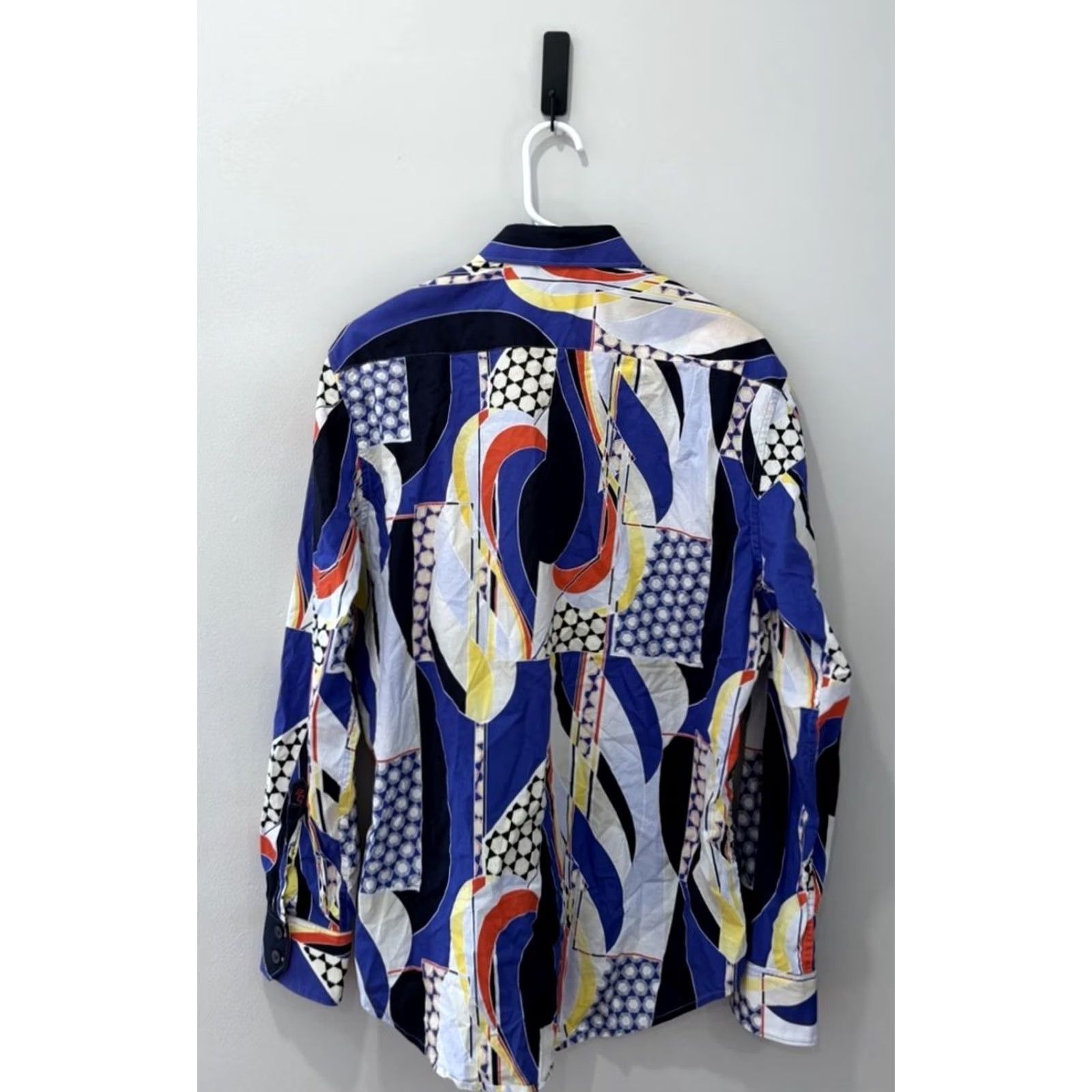 Robert Graham Robert Graham Brown Purple Geometric Button Up Shirt Men Medium Classic Designer Bohemian Hippie Size US M / EU 48-50 / 2 - 2 Thumbnail