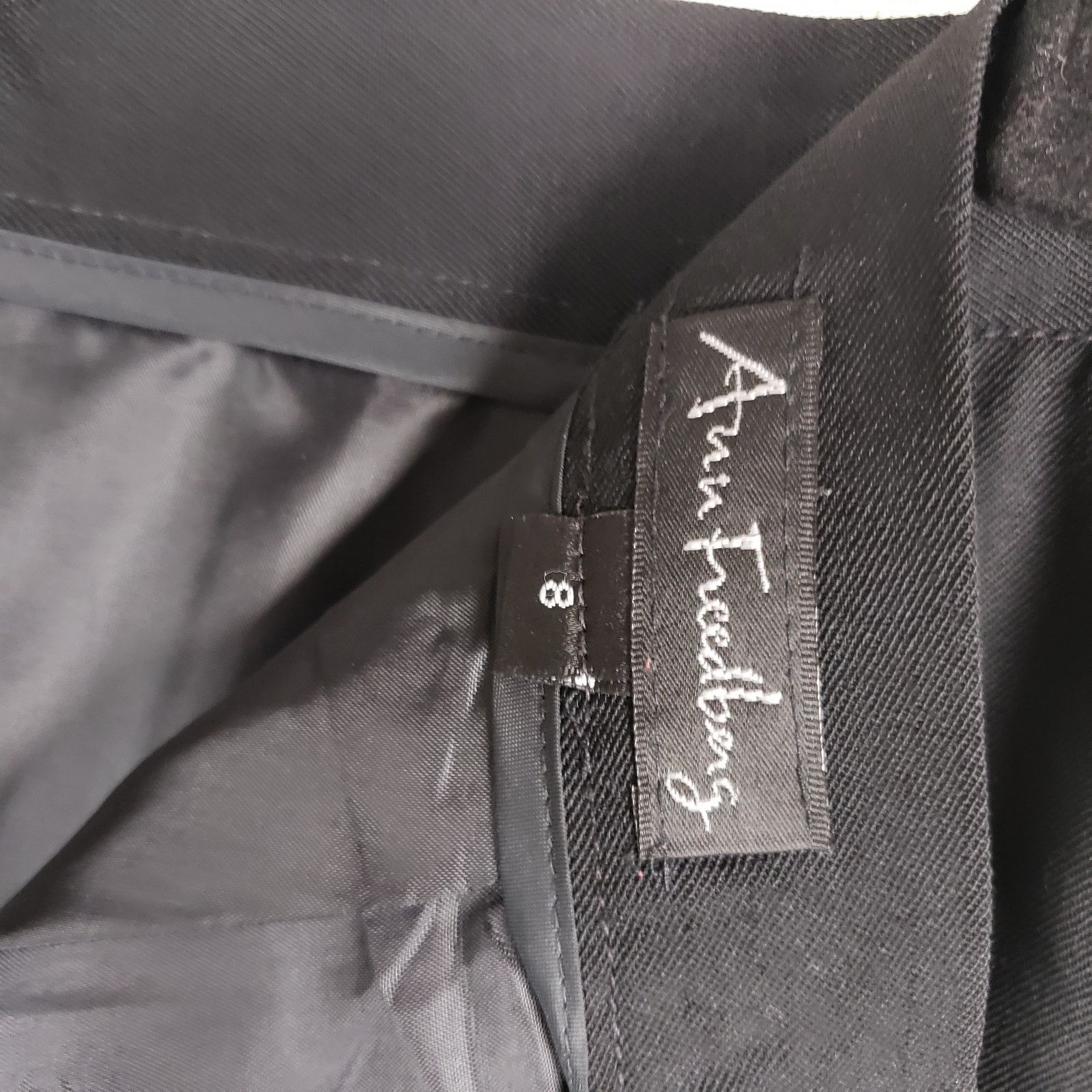 Other Ann Freedberg Black Elisa Lined Straight, Pencil Skirt 8 Size 30" / US 8 / IT 44 - 11 Thumbnail